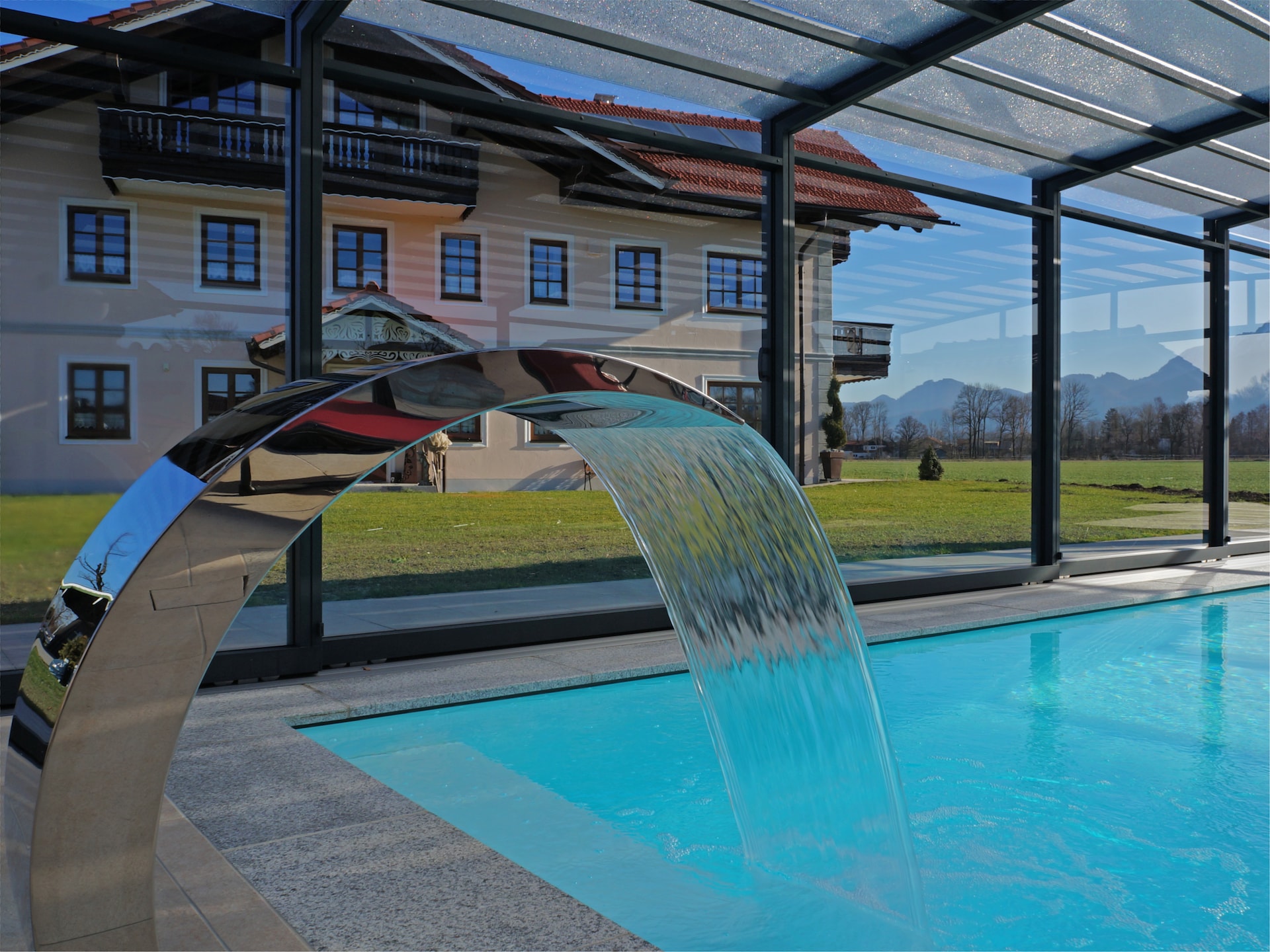 Centraal gelegen appartement in Ubersee met sauna en bubbelbad - foto 2