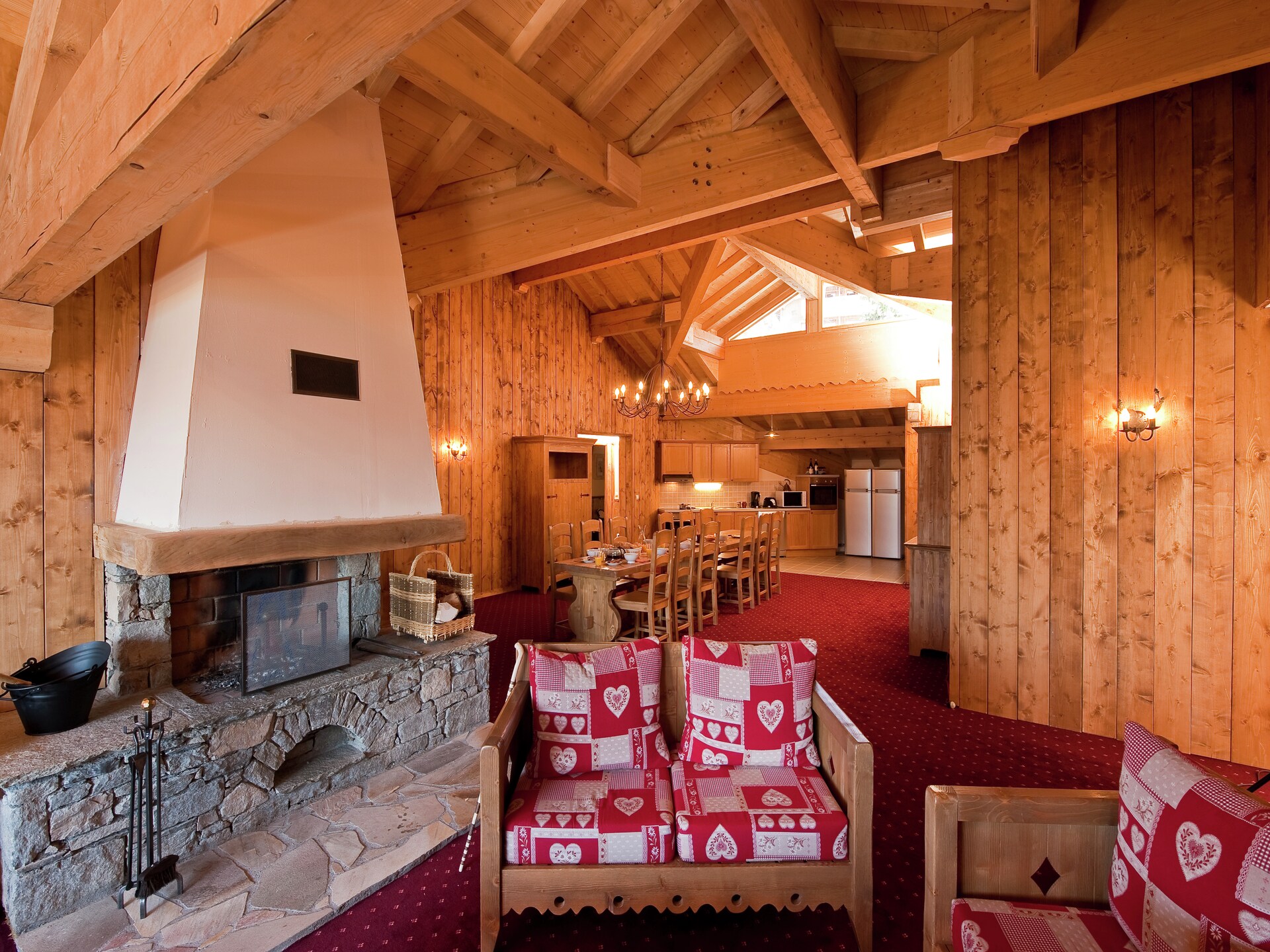 Chalet Le Refuge 1: Ruim appartement voor 12 personen aan de piste in La Rosière - foto 6