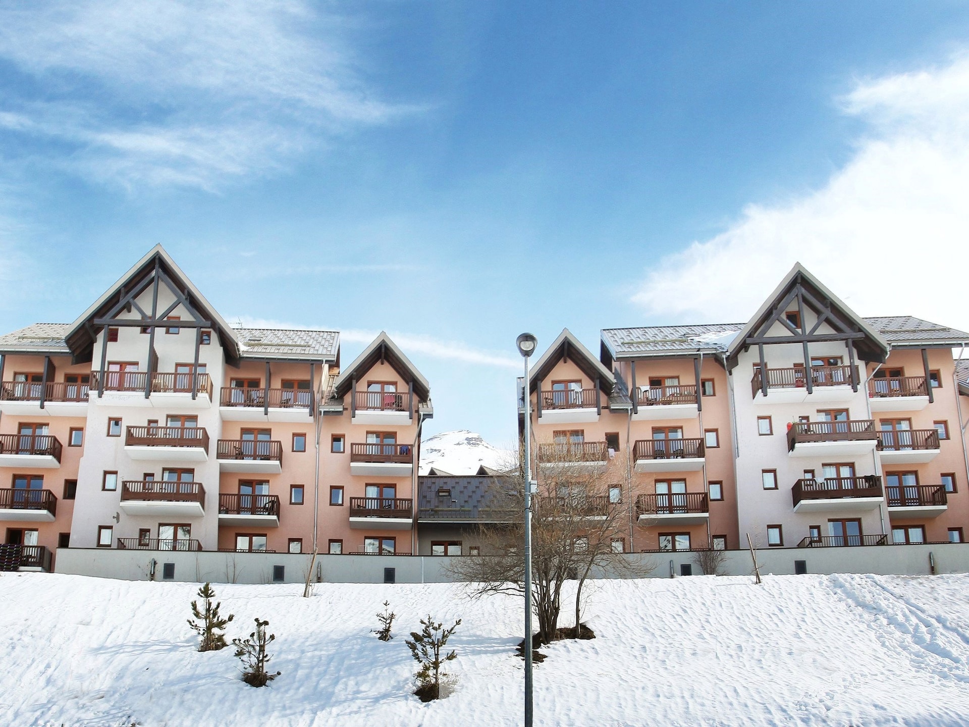 Sneeuwzeker appartement in Valmeinier met zwembad en uitzicht - foto 28