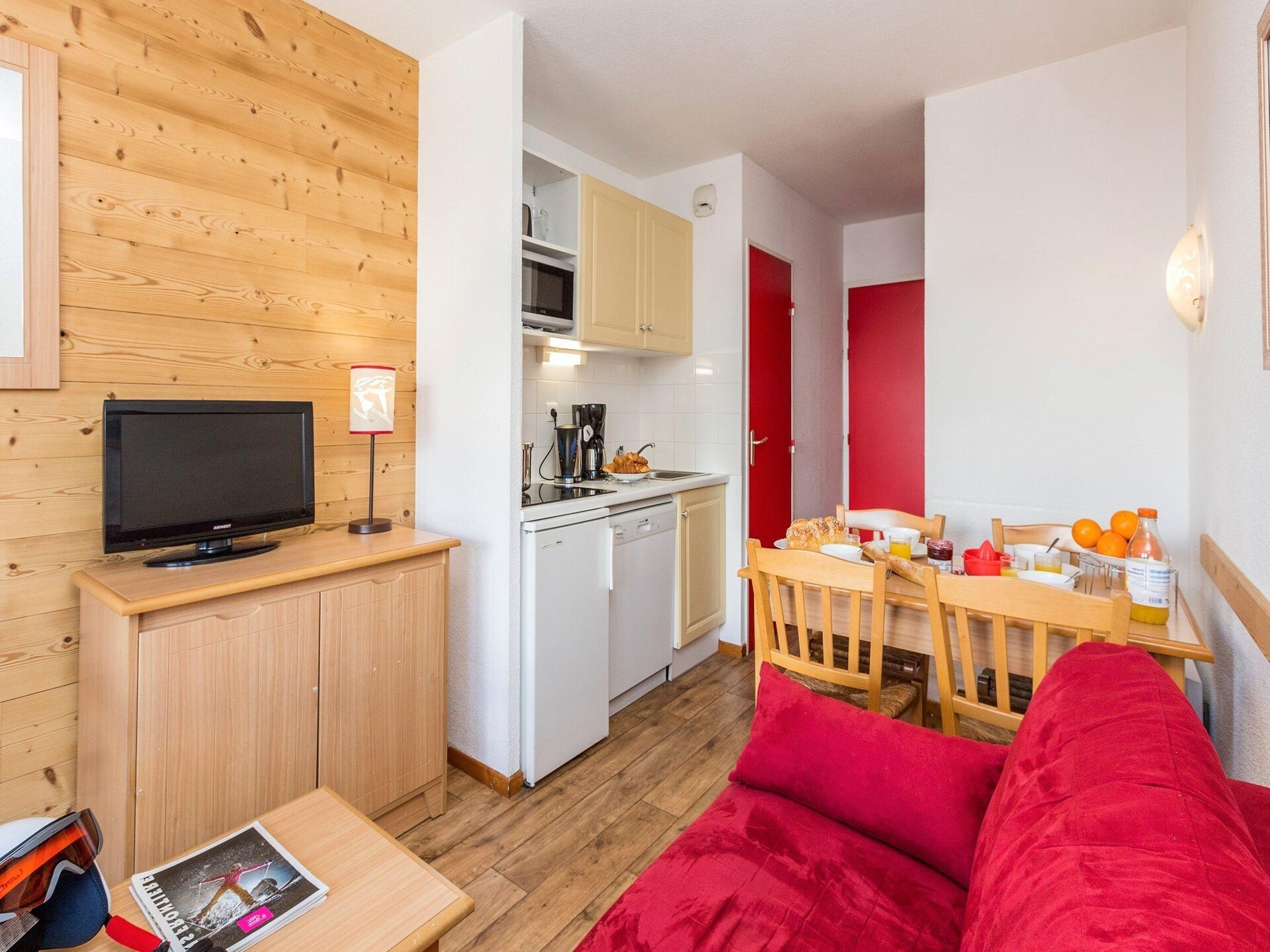 Sneeuwzeker appartement in Valmeinier met zwembad en uitzicht - foto 7