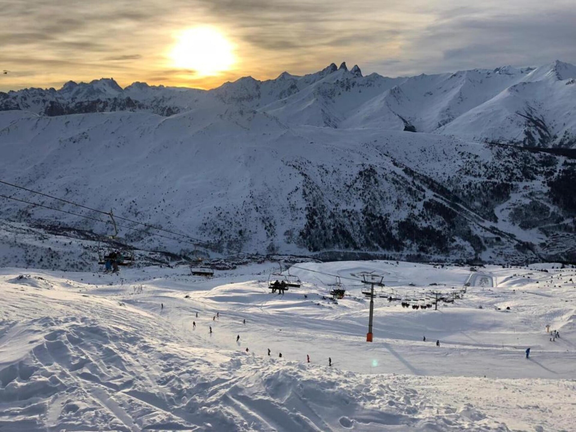 Sneeuwzeker appartement in Valmeinier met zwembad en uitzicht - foto 19