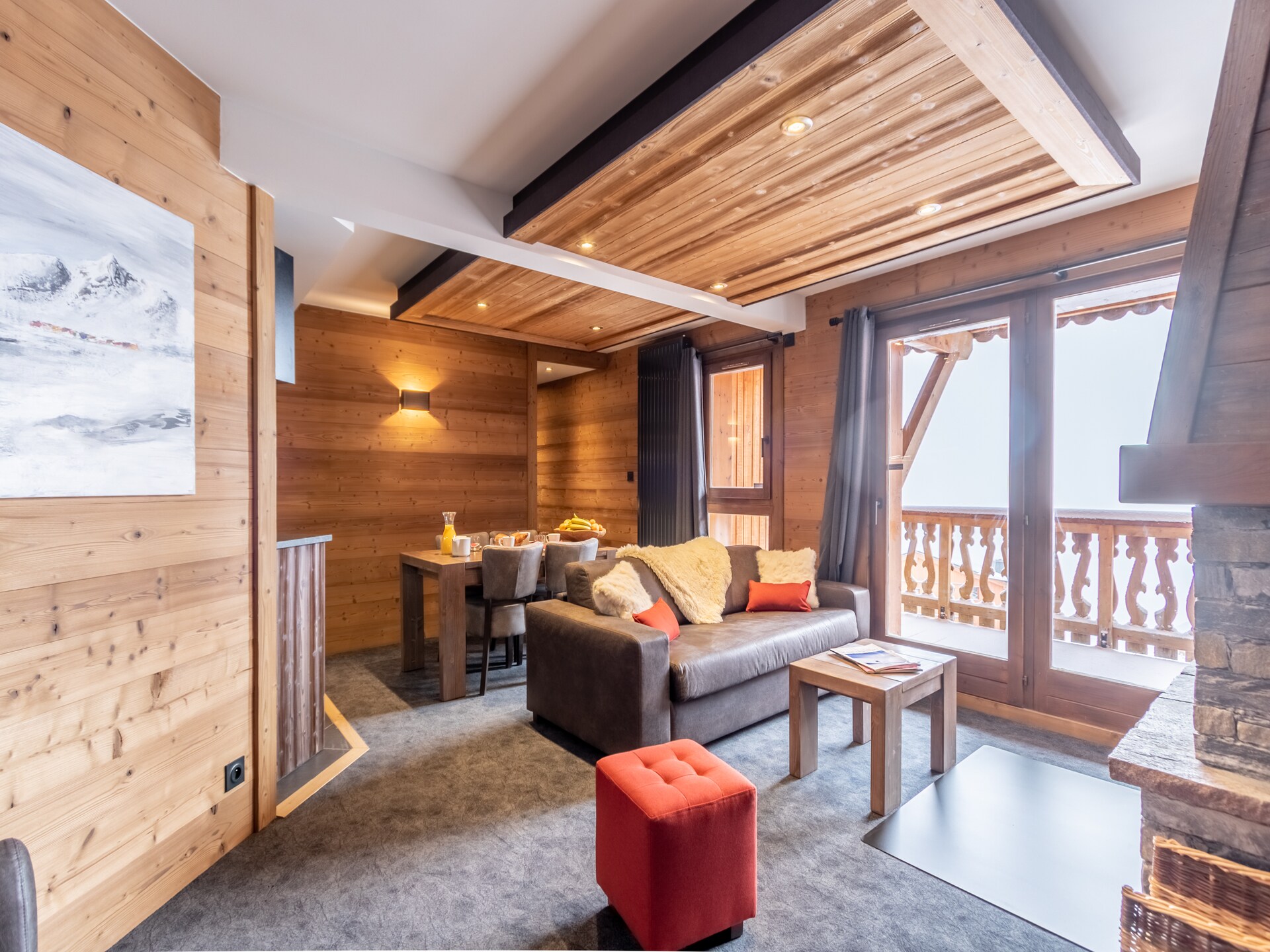 Authentiek chalet-appartement op 300m van de piste in Val Thorens - foto 10