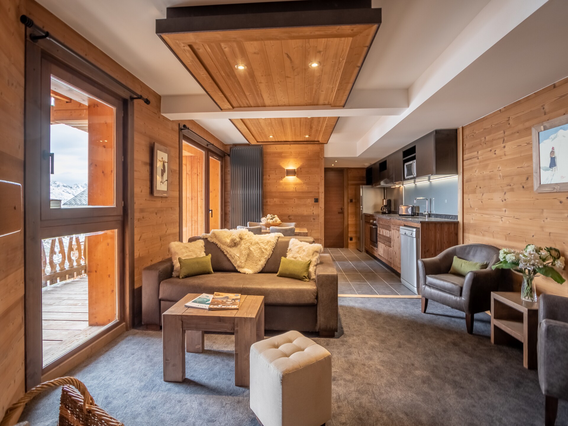 Authentiek chalet-appartement op 300m van de piste in Val Thorens - foto 2