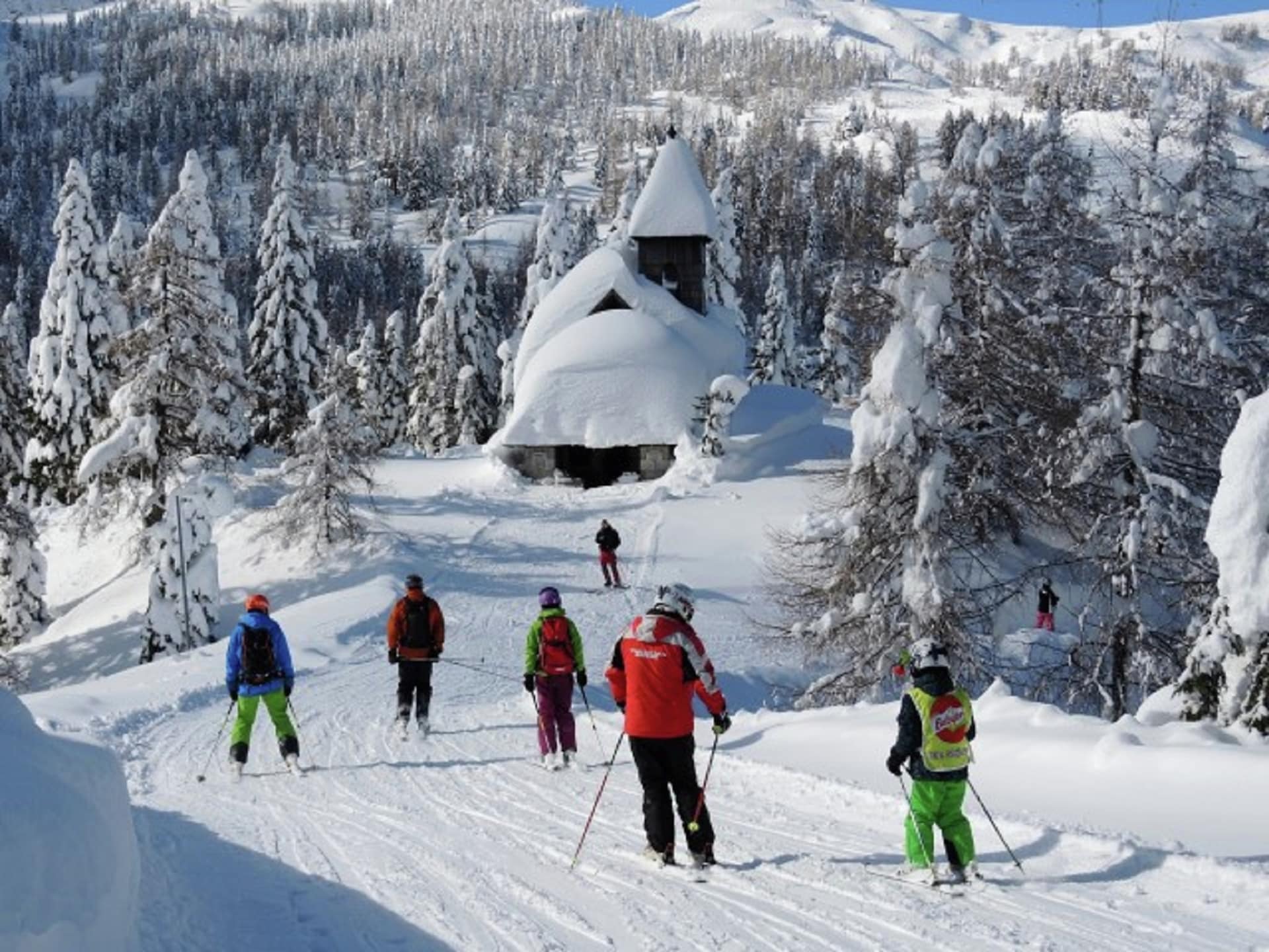Rustiek chalet direct aan de piste in het bosrijke Nassfeld - foto 30