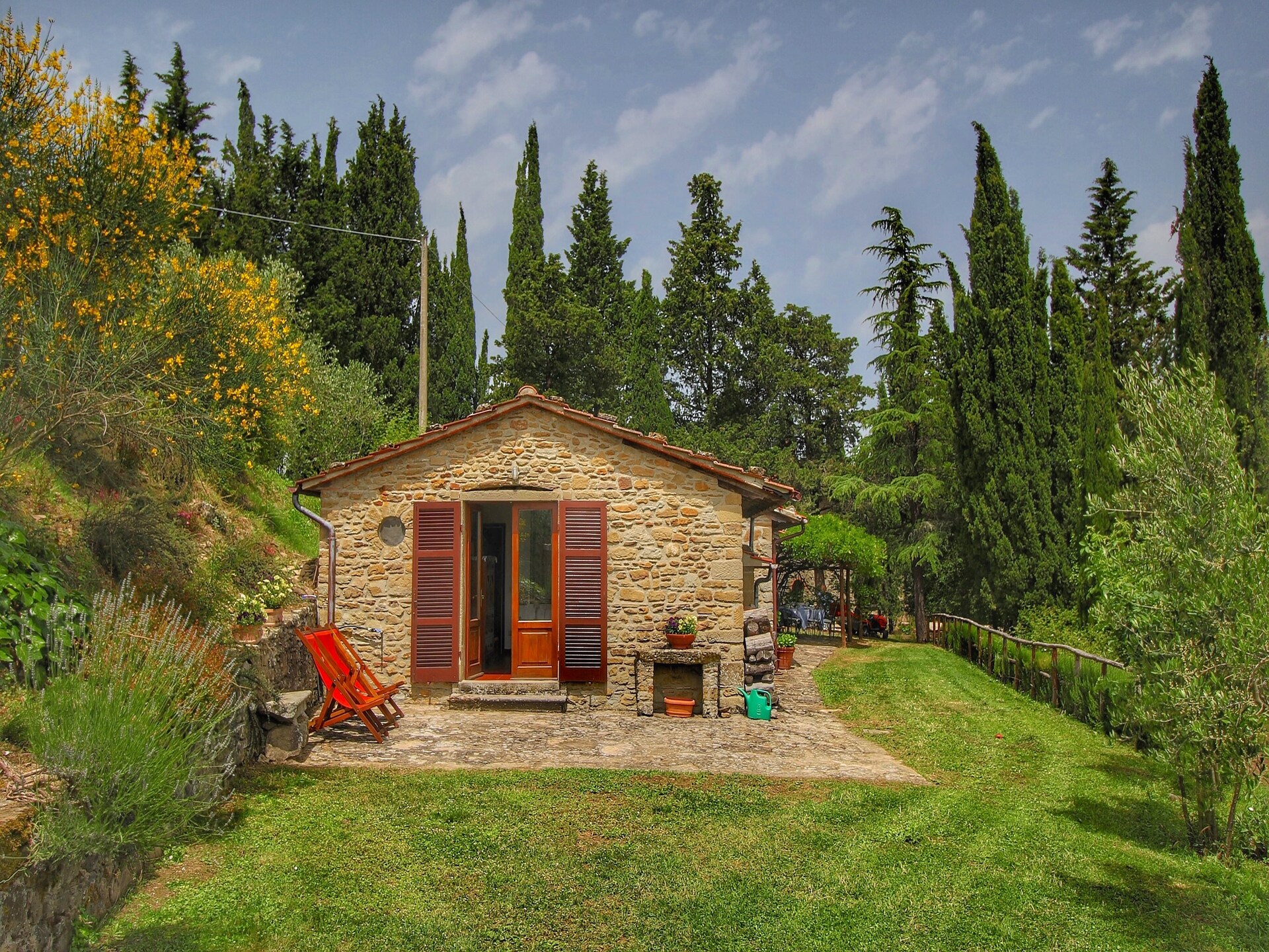 15e-eeuws Toscaans landhuis in de bossen bij Anghiari voor 6 personen - foto 1