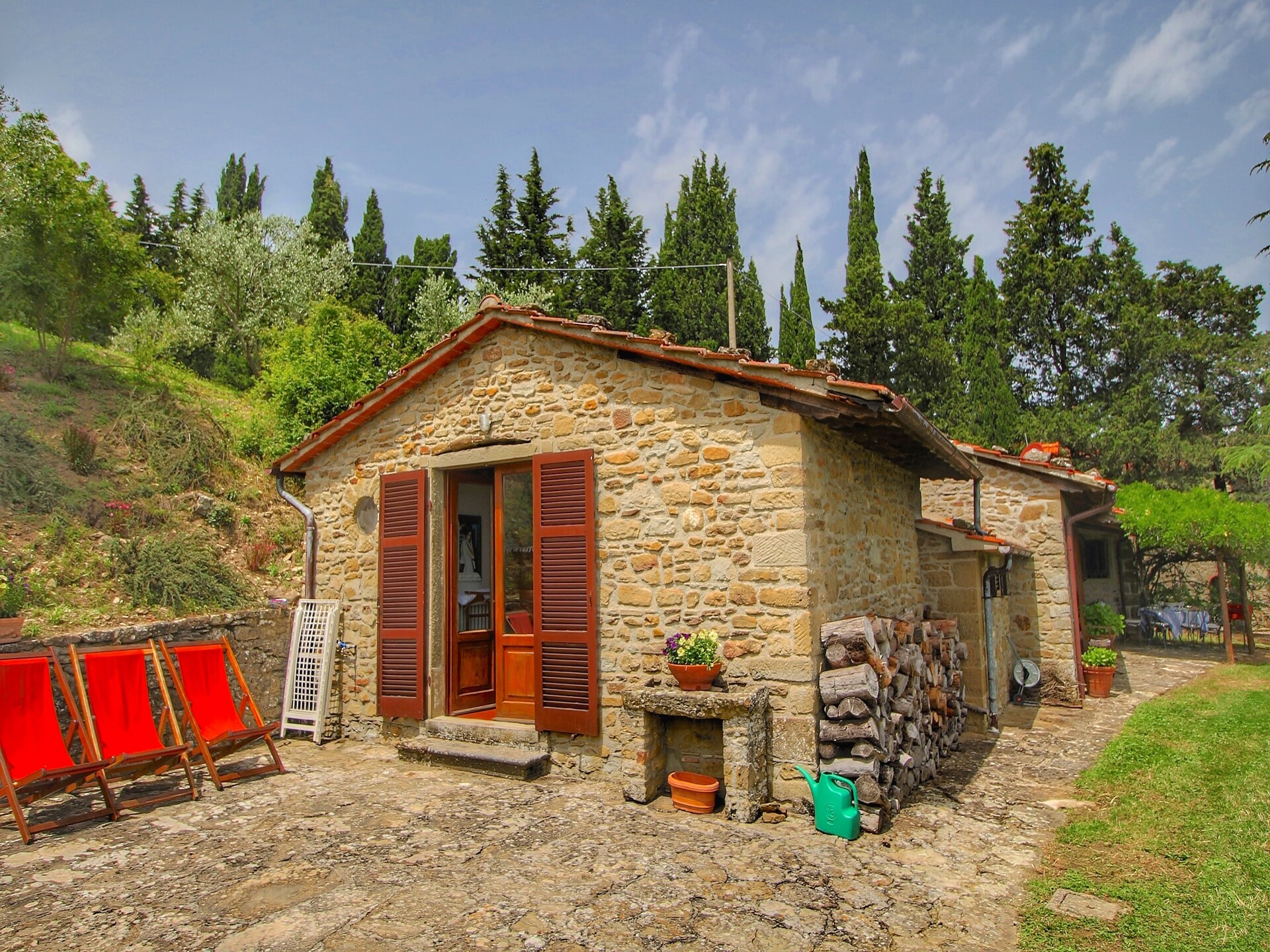 15e-eeuws Toscaans landhuis in de bossen bij Anghiari voor 6 personen - foto 7