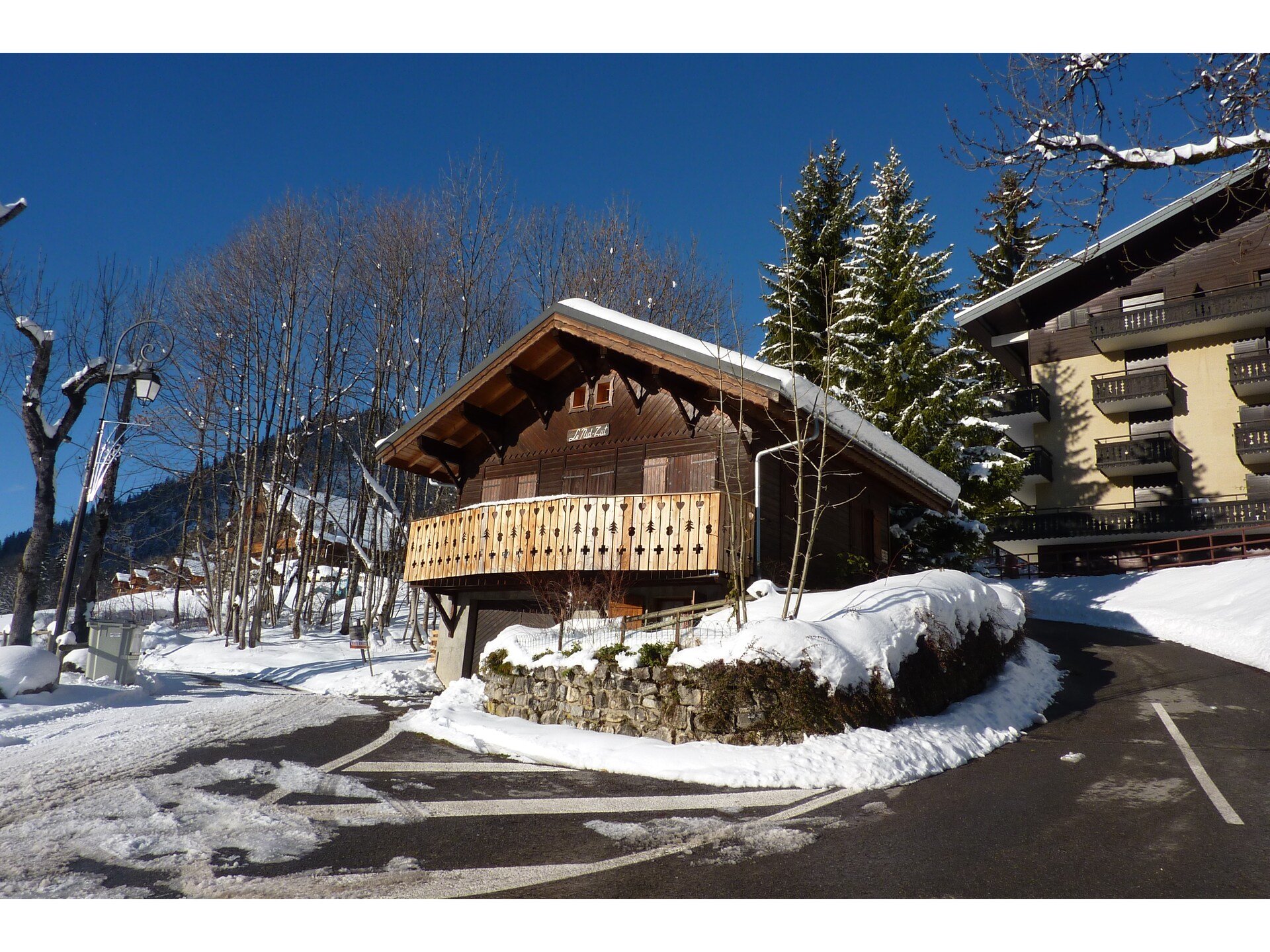 Chalet Le Nid Zut: Vrijstaand chalet in het bos op 200m van de skilift in Châtel - foto 30