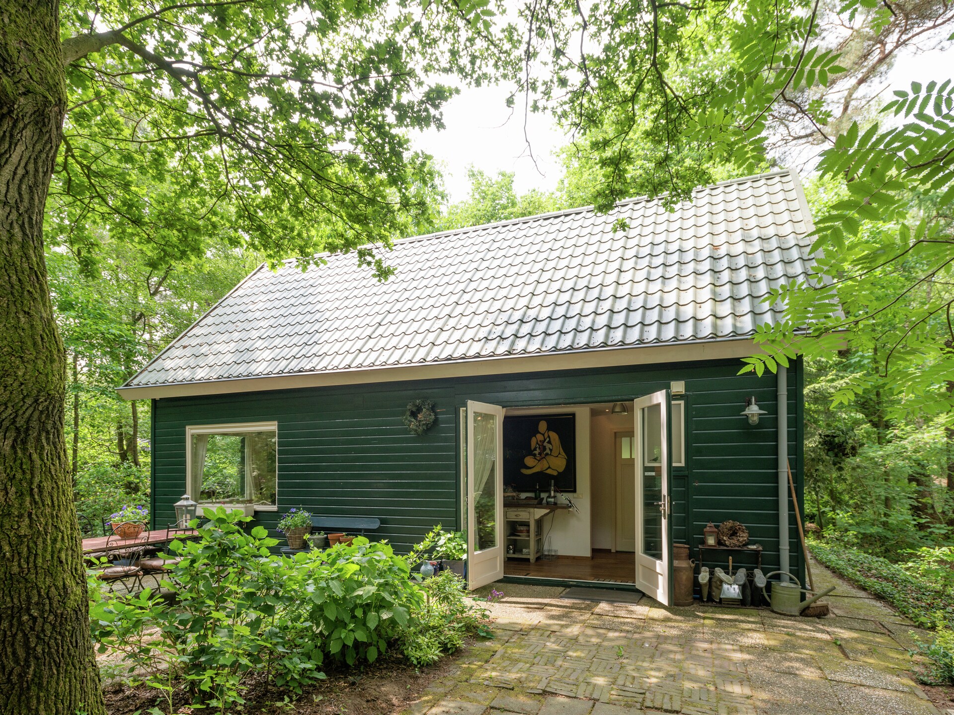 Boshuis: sfeervol vakantiehuis met gashaard en omheinde tuin in Dalfsen - foto 12
