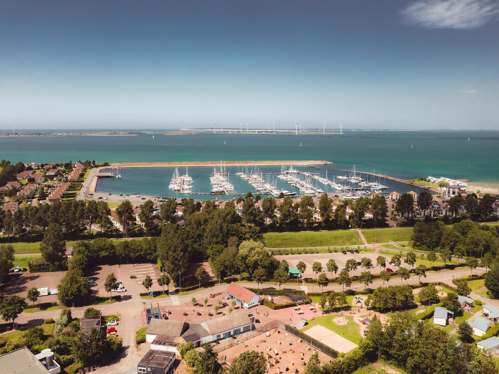 Chalet aan de kust met uitzicht op Oosterschelde en jachthaven - foto 17