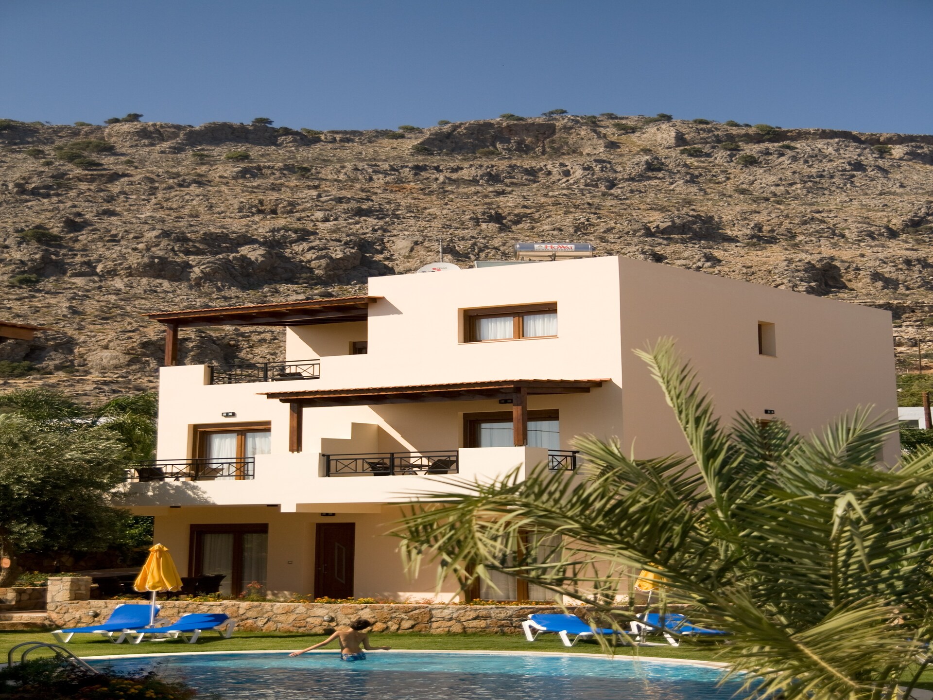Blue Dream Garden Executive Villa: Luxe 2-slaapkamervilla op 130m van het strand in Pefkos-Lindos - foto 9