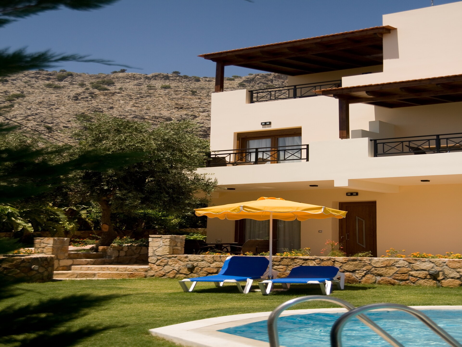 Blue Dream Garden Executive Villa: Luxe 2-slaapkamervilla op 130m van het strand in Pefkos-Lindos - foto 10