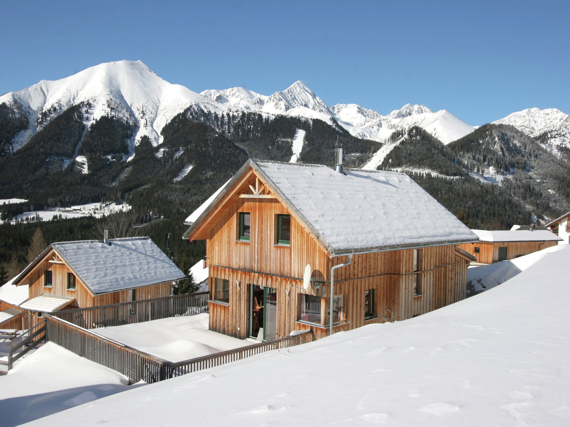 Aan de piste: Luxe chalet Quadrifoglio in centrum Hohentauern - foto 35