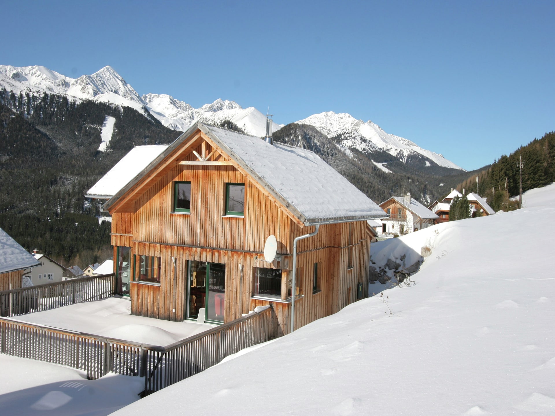 Aan de piste: Luxe chalet Quadrifoglio in centrum Hohentauern - foto 25