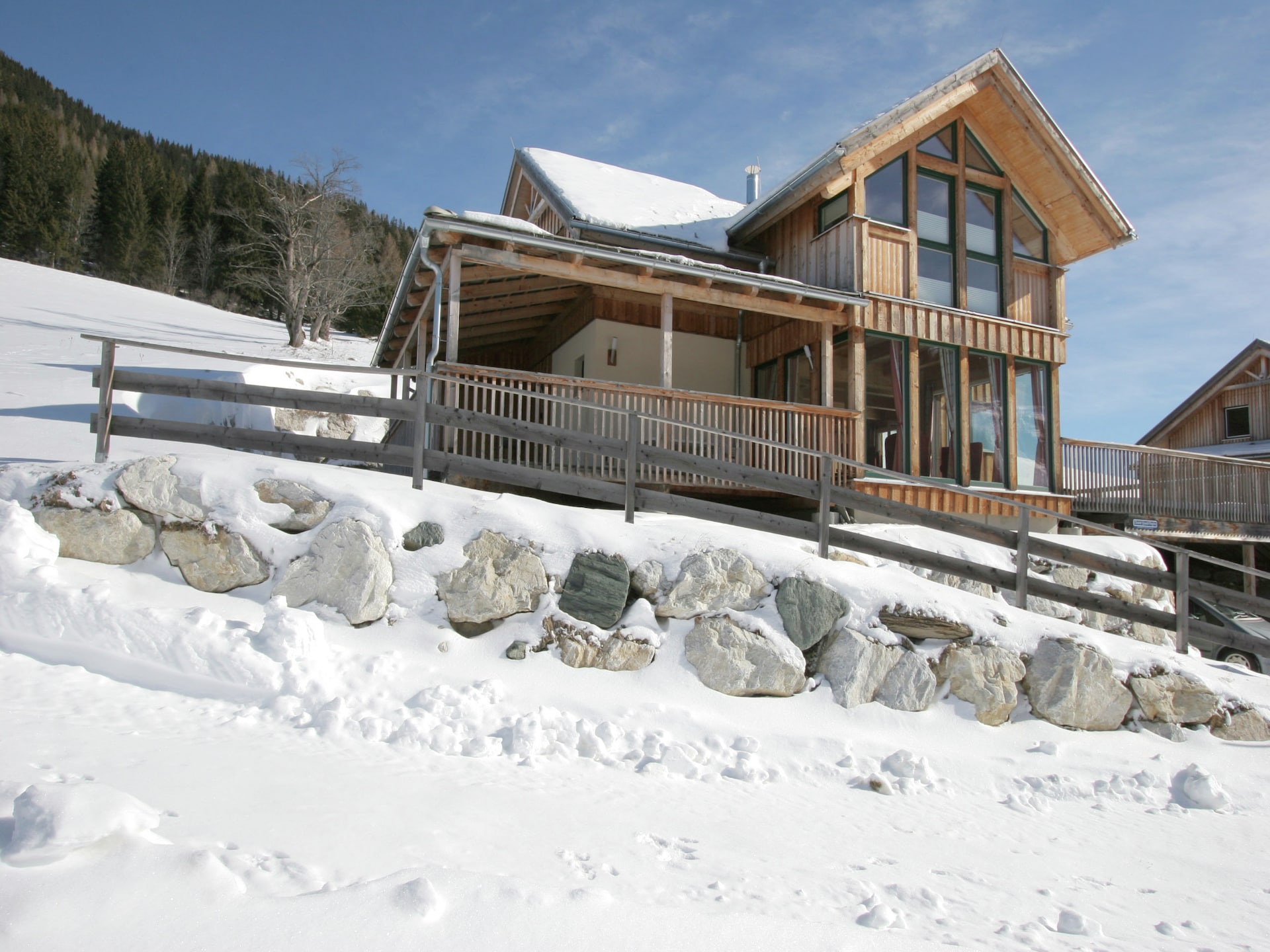 Aan de piste: Luxe chalet Quadrifoglio in centrum Hohentauern - foto 33
