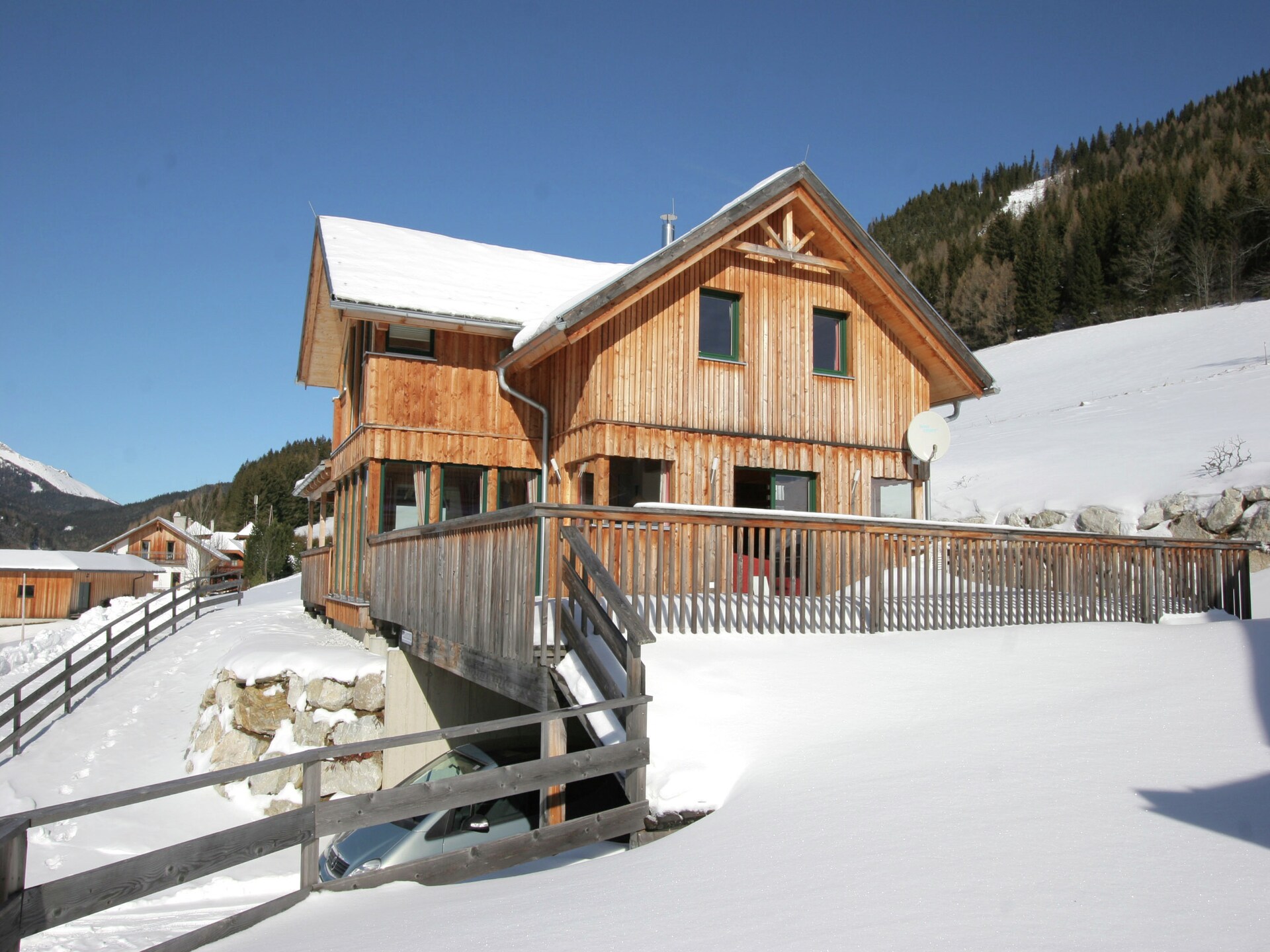 Aan de piste: Luxe chalet Quadrifoglio in centrum Hohentauern - foto 34