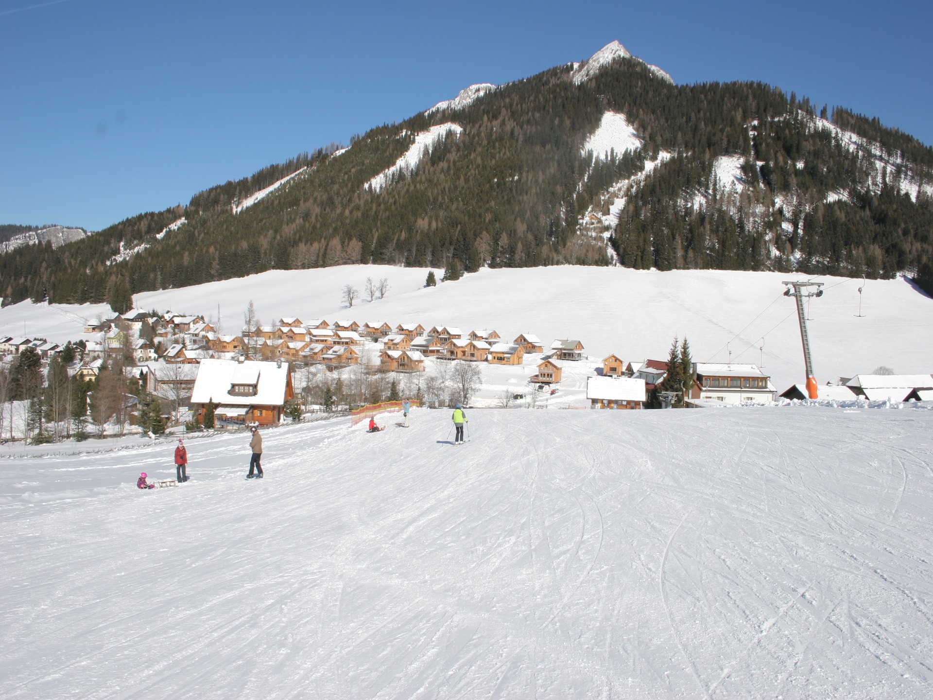 Aan de piste: Luxe chalet Quadrifoglio in centrum Hohentauern - foto 22