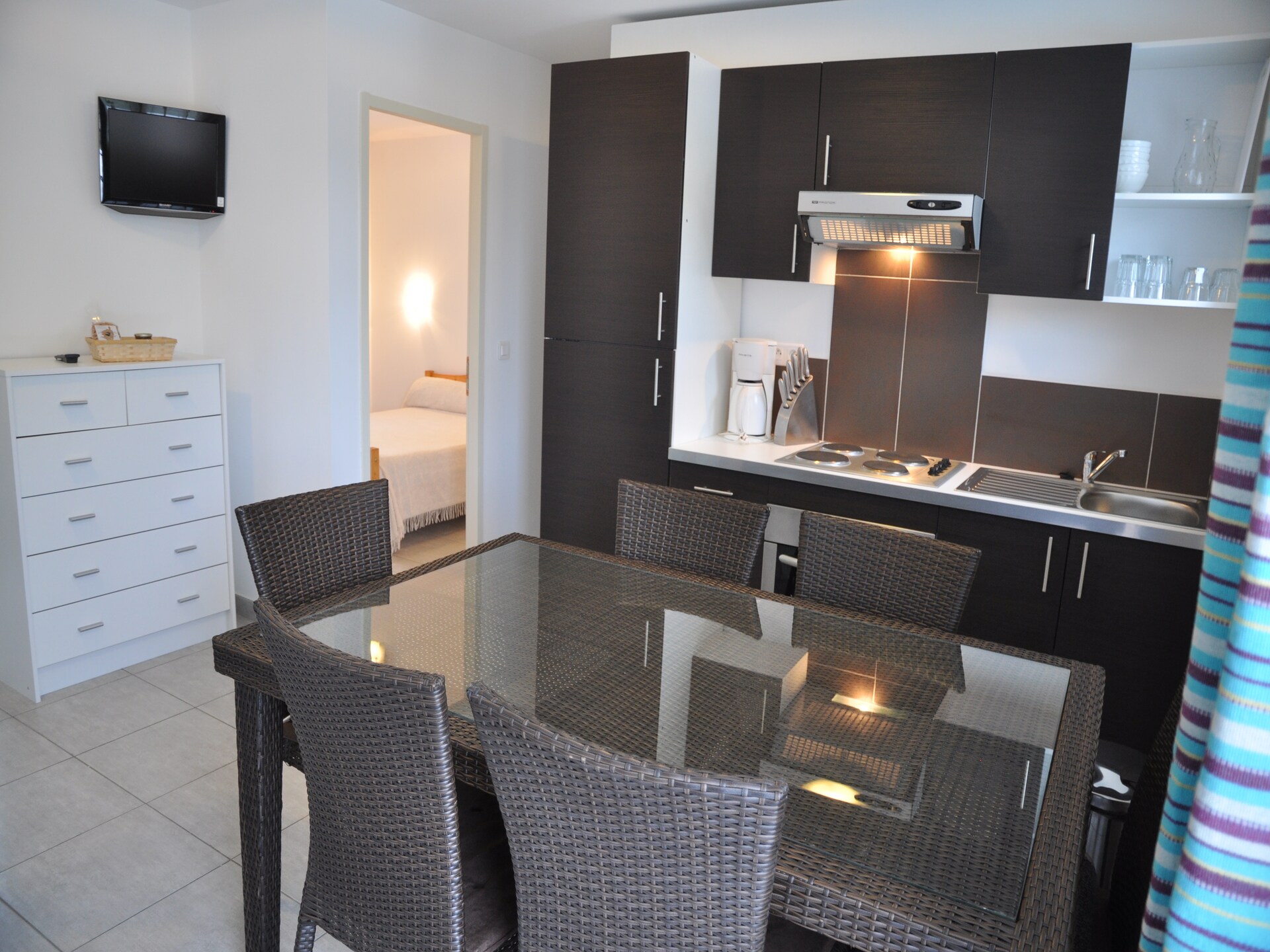 Appartement Alizé: 300m van strand Moriani-Plage met zwembad en balkon - foto 8