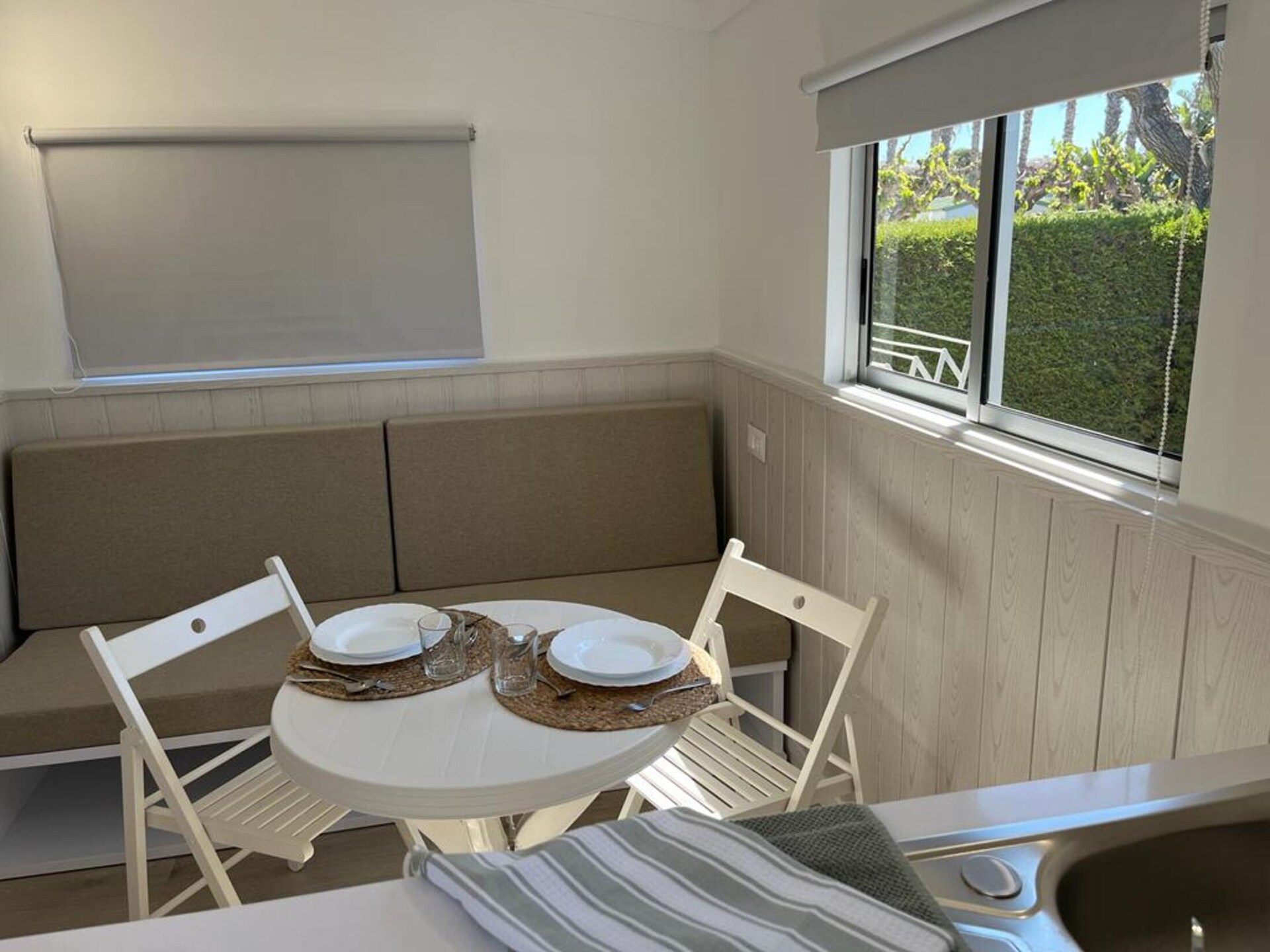 Vrijstaande bungalow voor 3 personen op camping bij Cambrils, op 800m van zee - foto 4