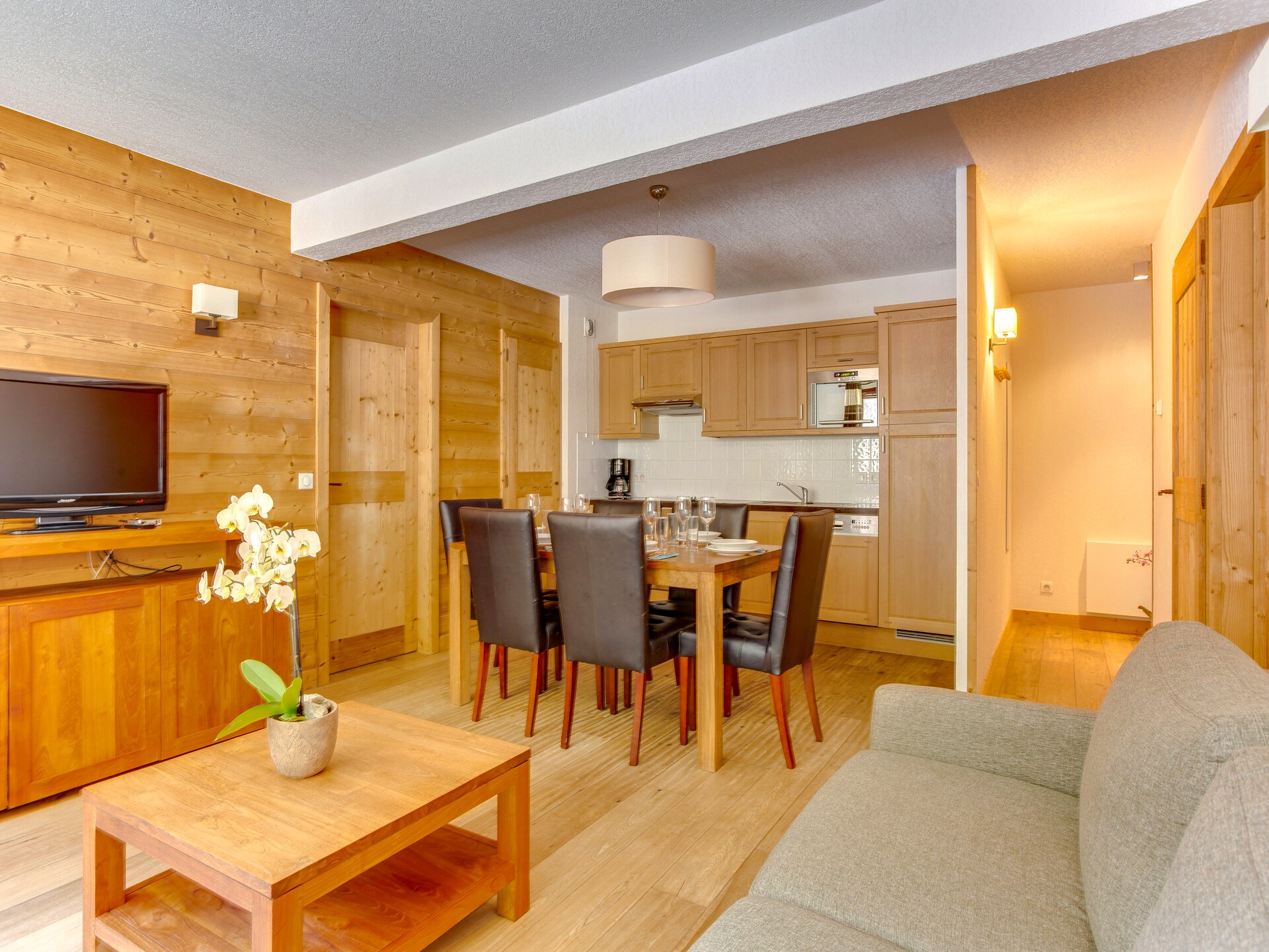 Ruim appartement voor 8 personen in Vallorcine - foto 9