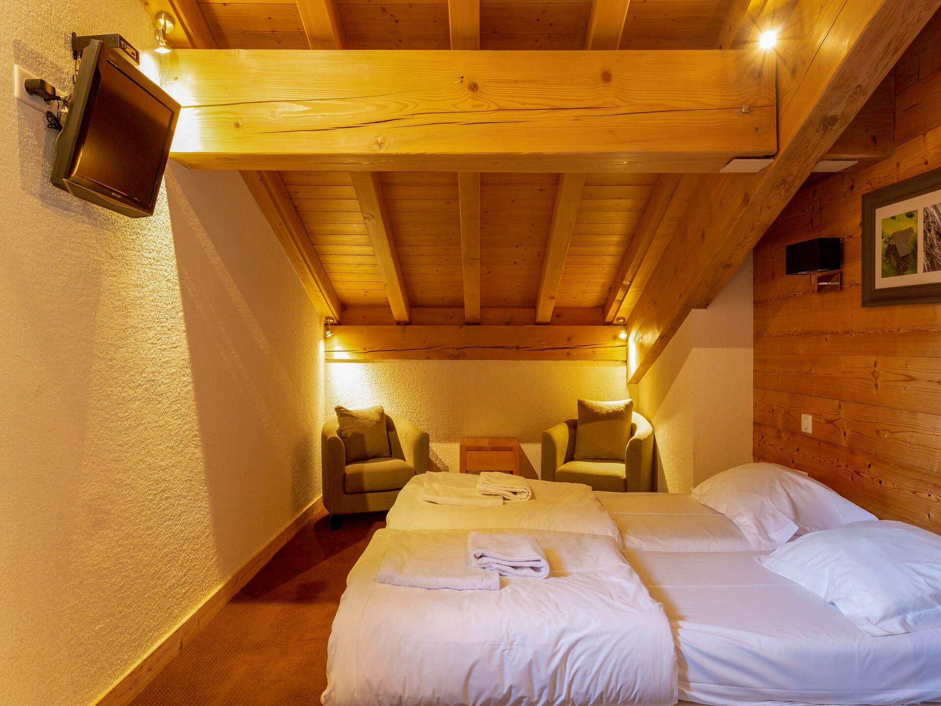 Ruim duplexappartement voor 10 personen in Vallorcine met zwembad - foto 10