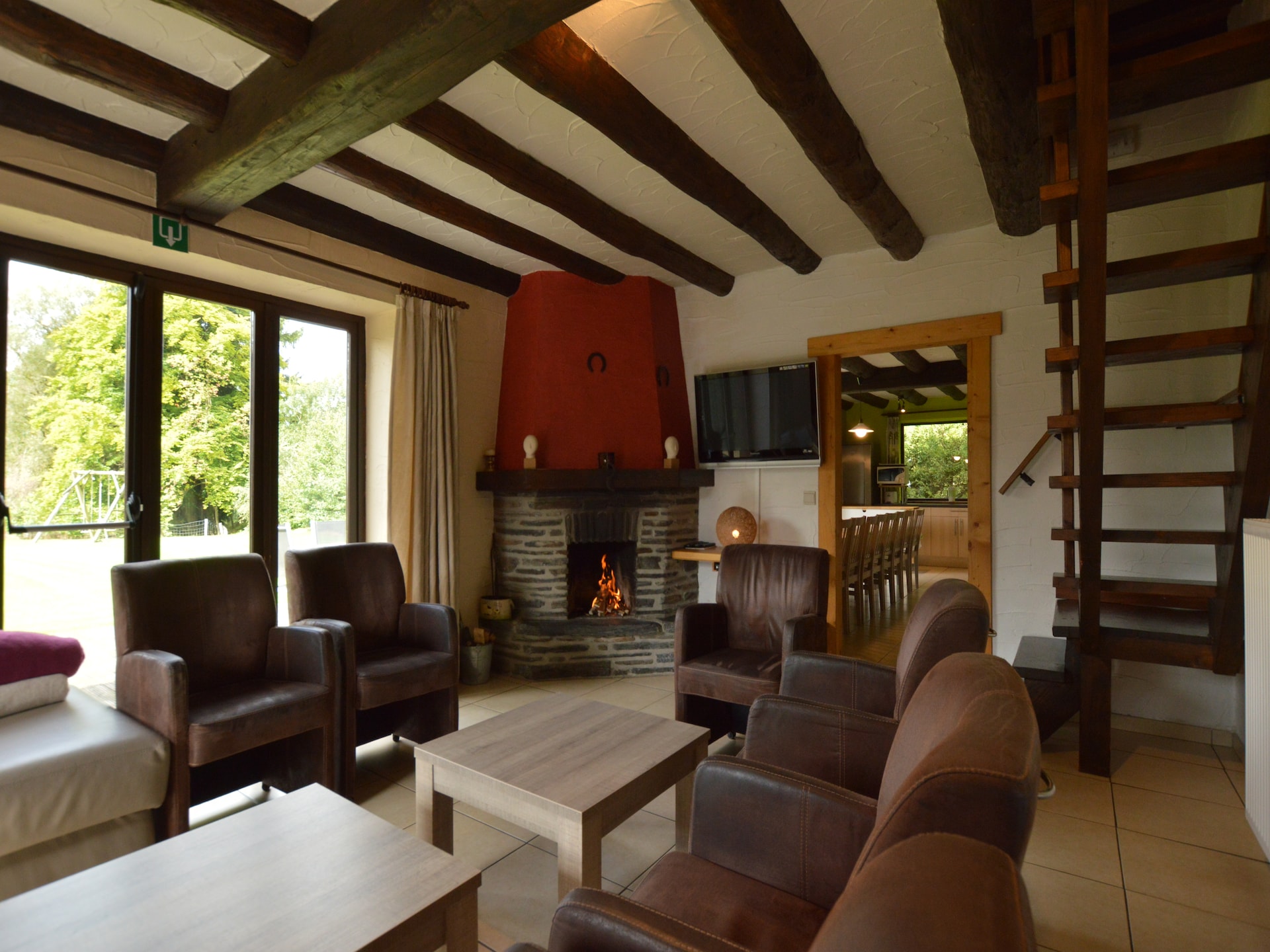 Ruim vakantiehuis Eau Rouge in Bevercé voor 18 personen - foto 10