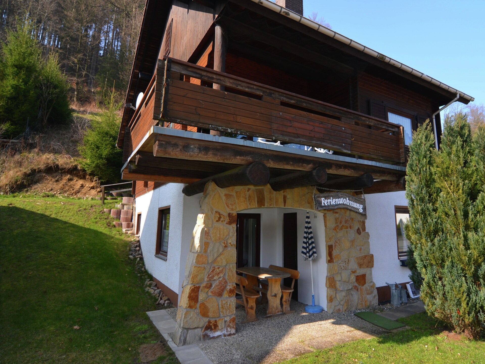 Rustiek appartement Fuchsbau aan de bosrand in de Harz - foto 9