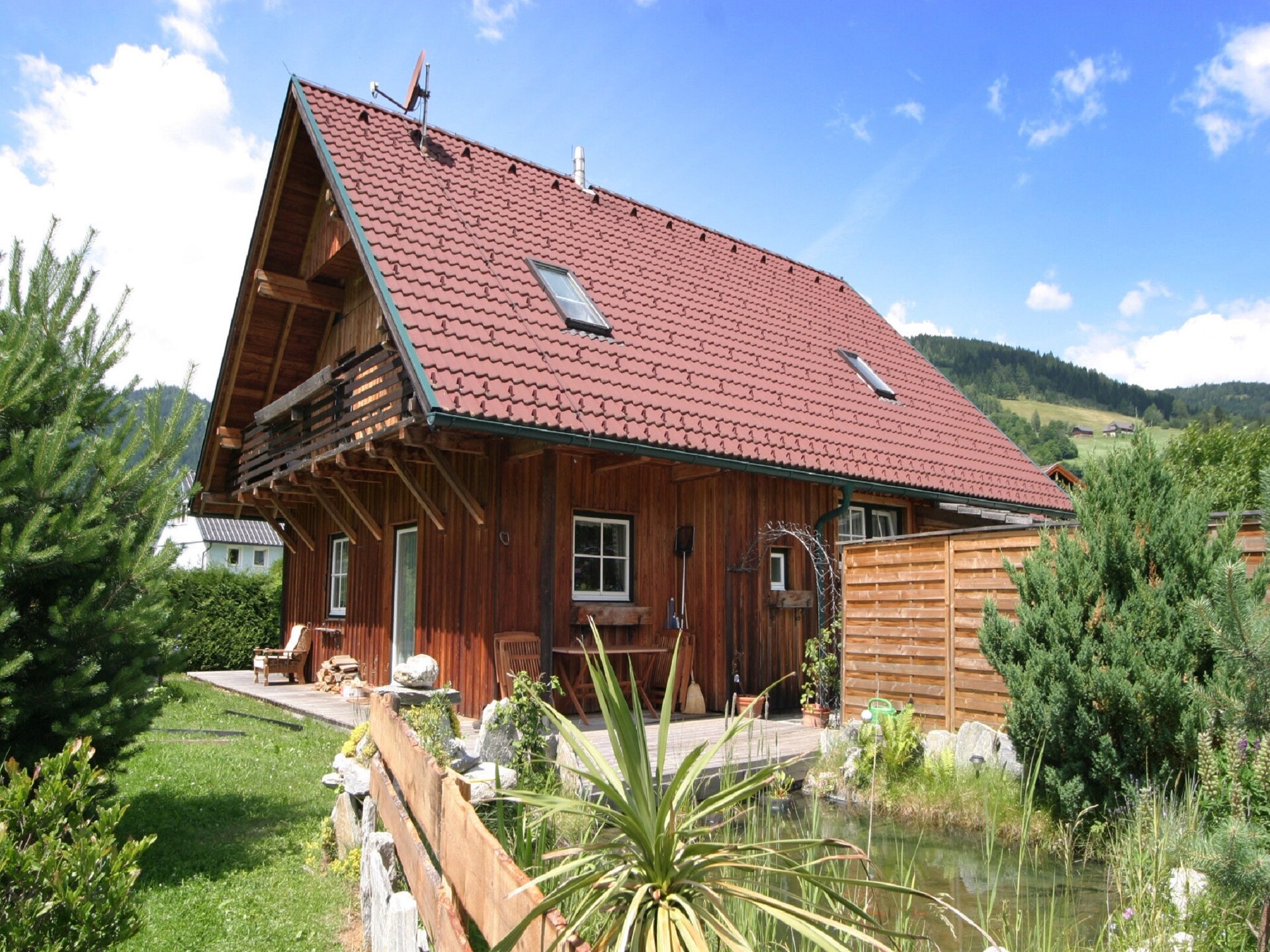 Ruim houten chalet met privétuin en bergzicht bij Stadl an der Mur - foto 1
