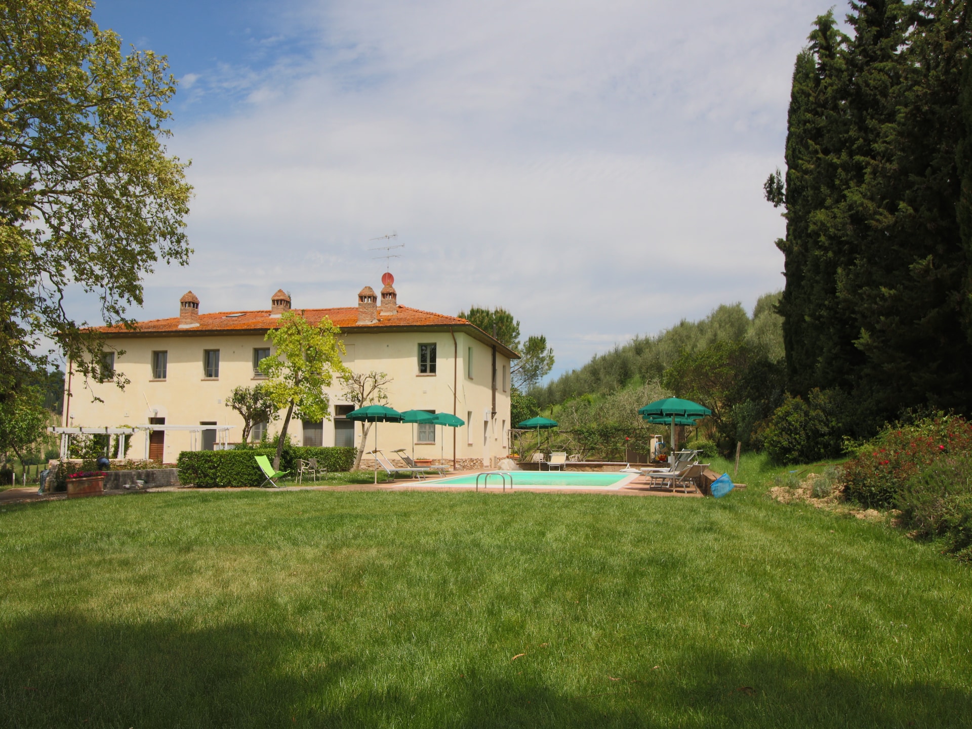 Zuppa del Duca: Toscaanse boerderij met panoramisch zwembad bij San Gimignano - foto 4