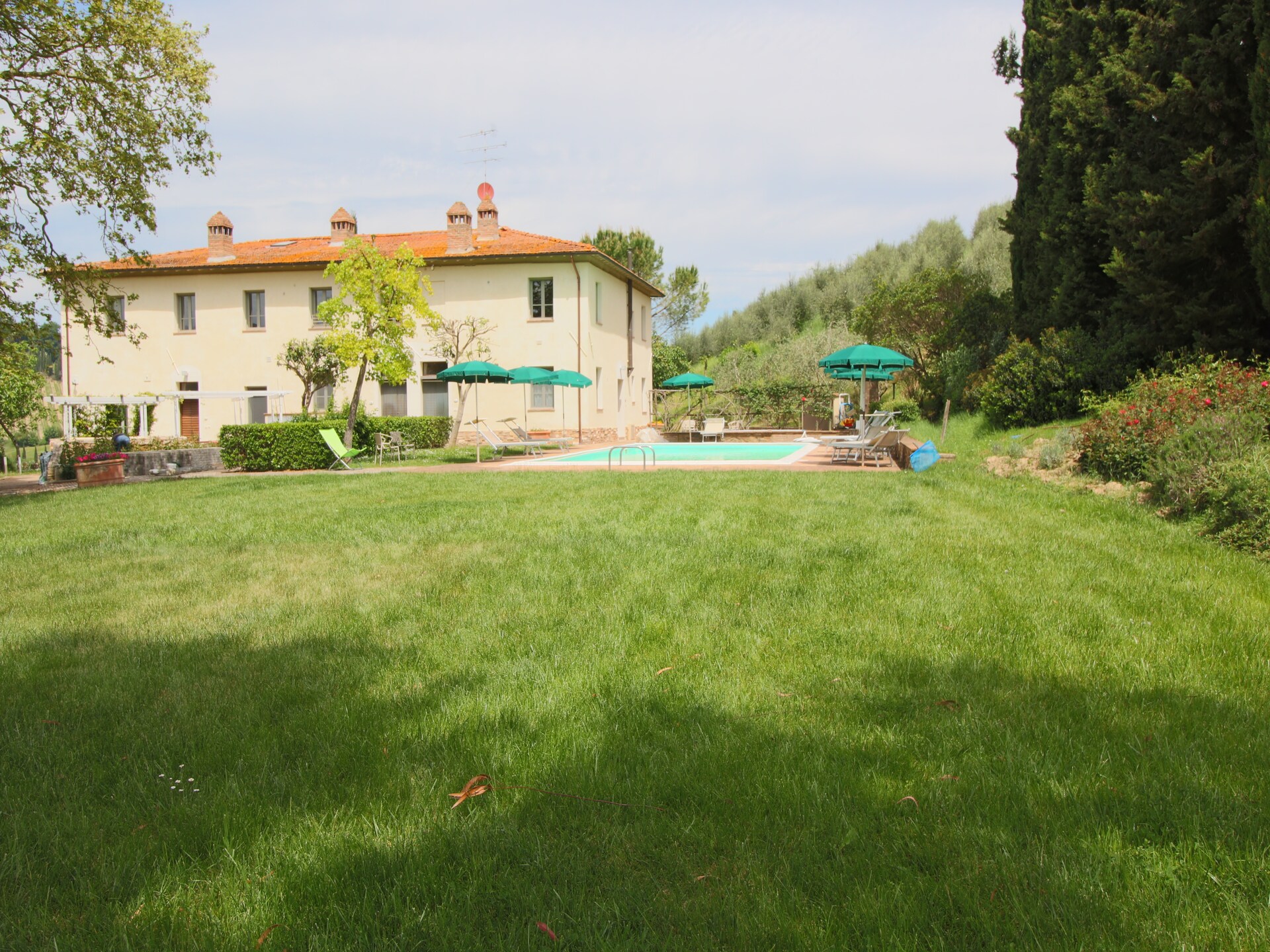 Zuppa del Duca: Toscaanse boerderij met panoramisch zwembad bij San Gimignano - foto 23