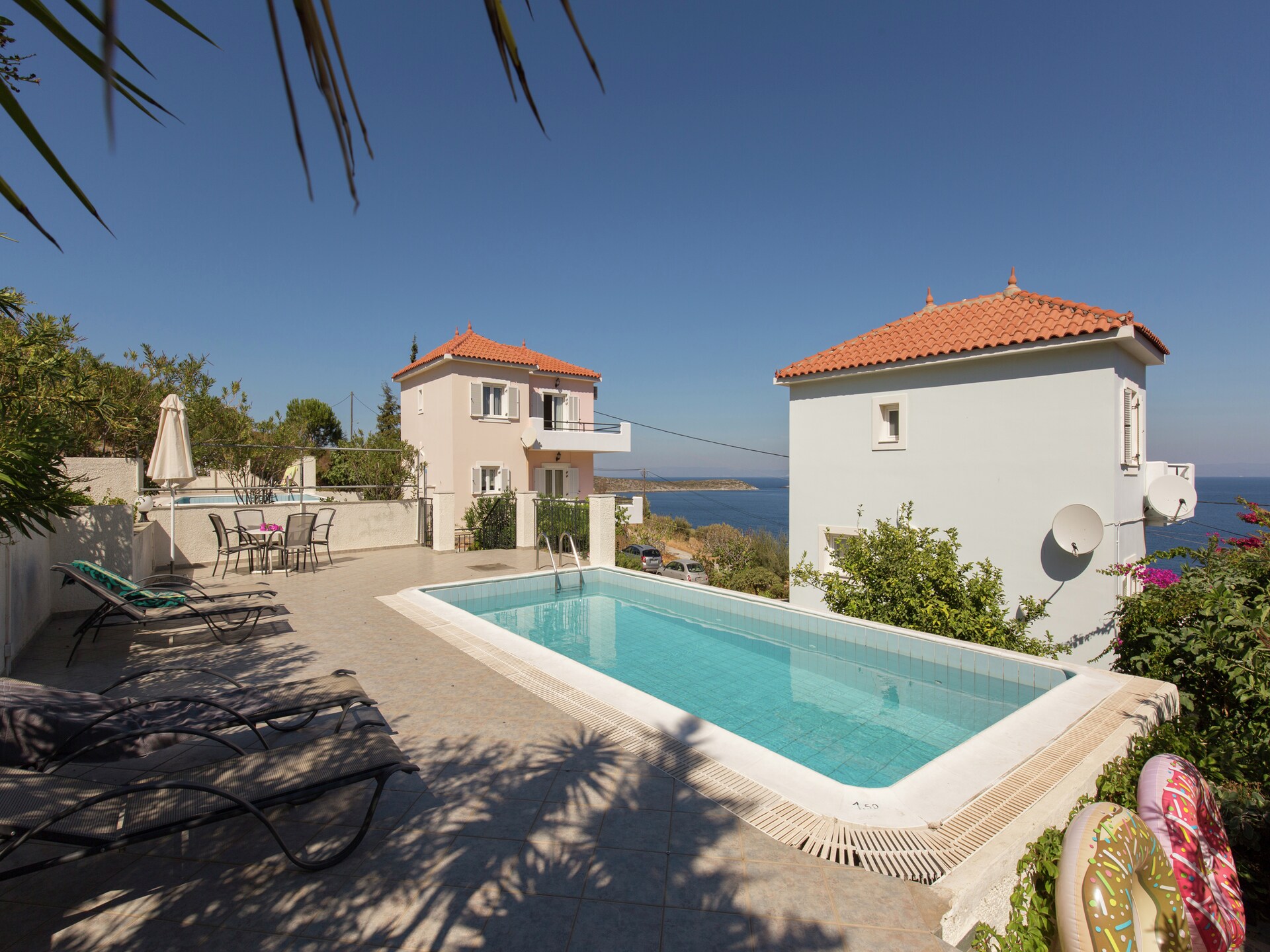 Villa Vasiliki: vrijstaand bosverblijf met privézwembad op 300m van zee - foto 14