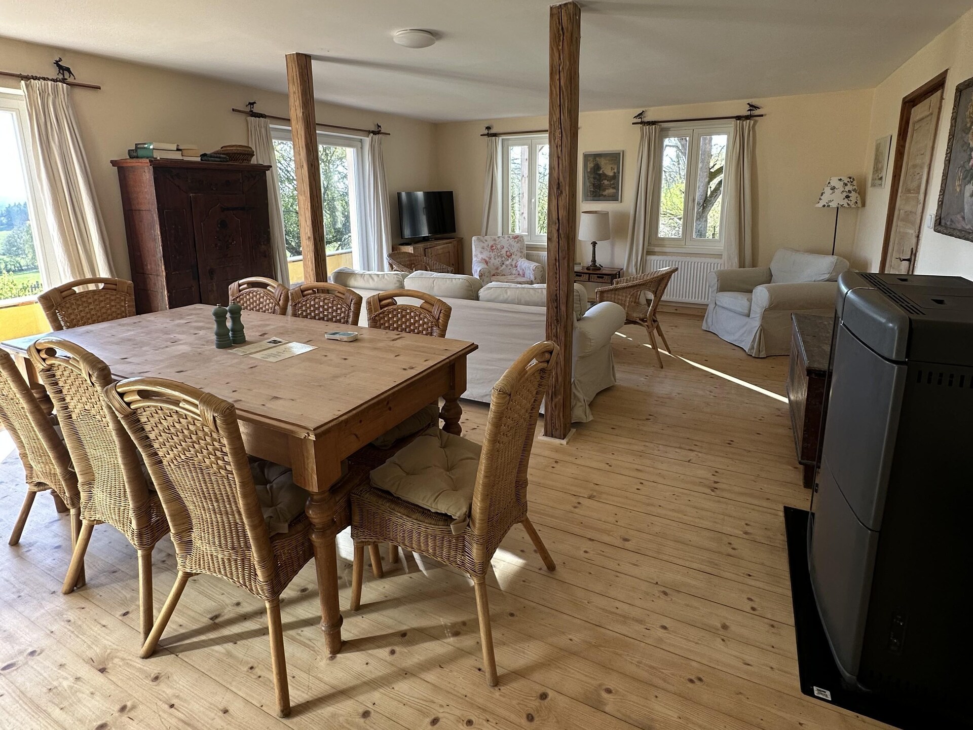 Vrijstaand vakantiehuis voor 8 aan het Boheemse Woud met privétuin - foto 4