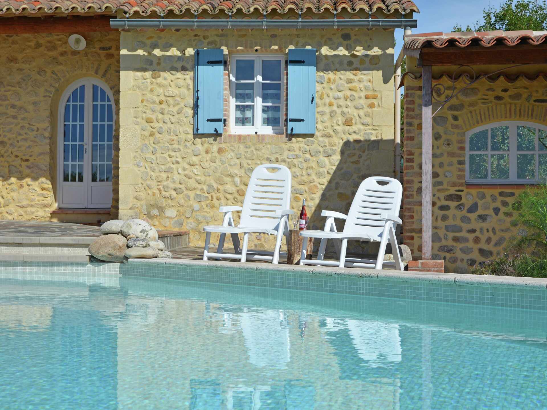 Authentieke stenen villa met privézwembad en valleizicht in Les Mages - foto 34