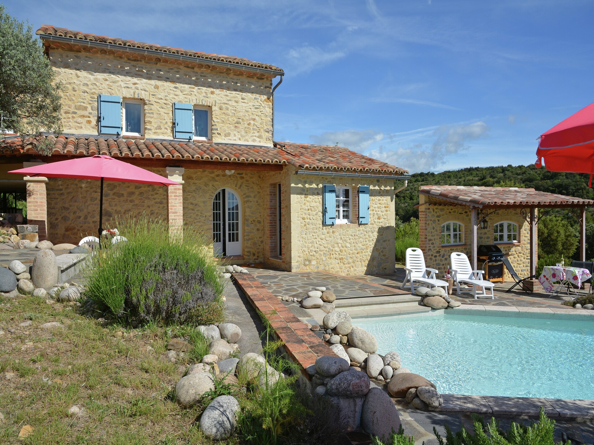 Authentieke stenen villa met privézwembad en valleizicht in Les Mages - foto 28