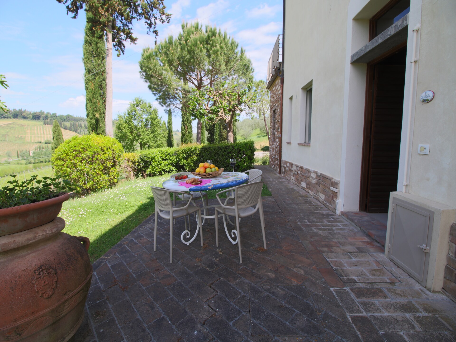 Authentiek Toscaans appartement op biologische wijnboerderij bij San Gimignano - foto 27