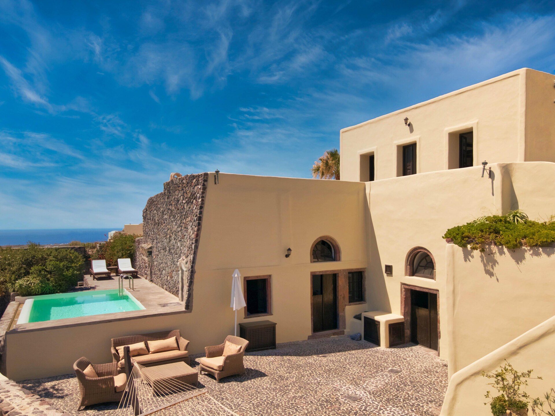 Villa Mansion Kyani met privézwembad in Megalochori, Santorini - foto 11