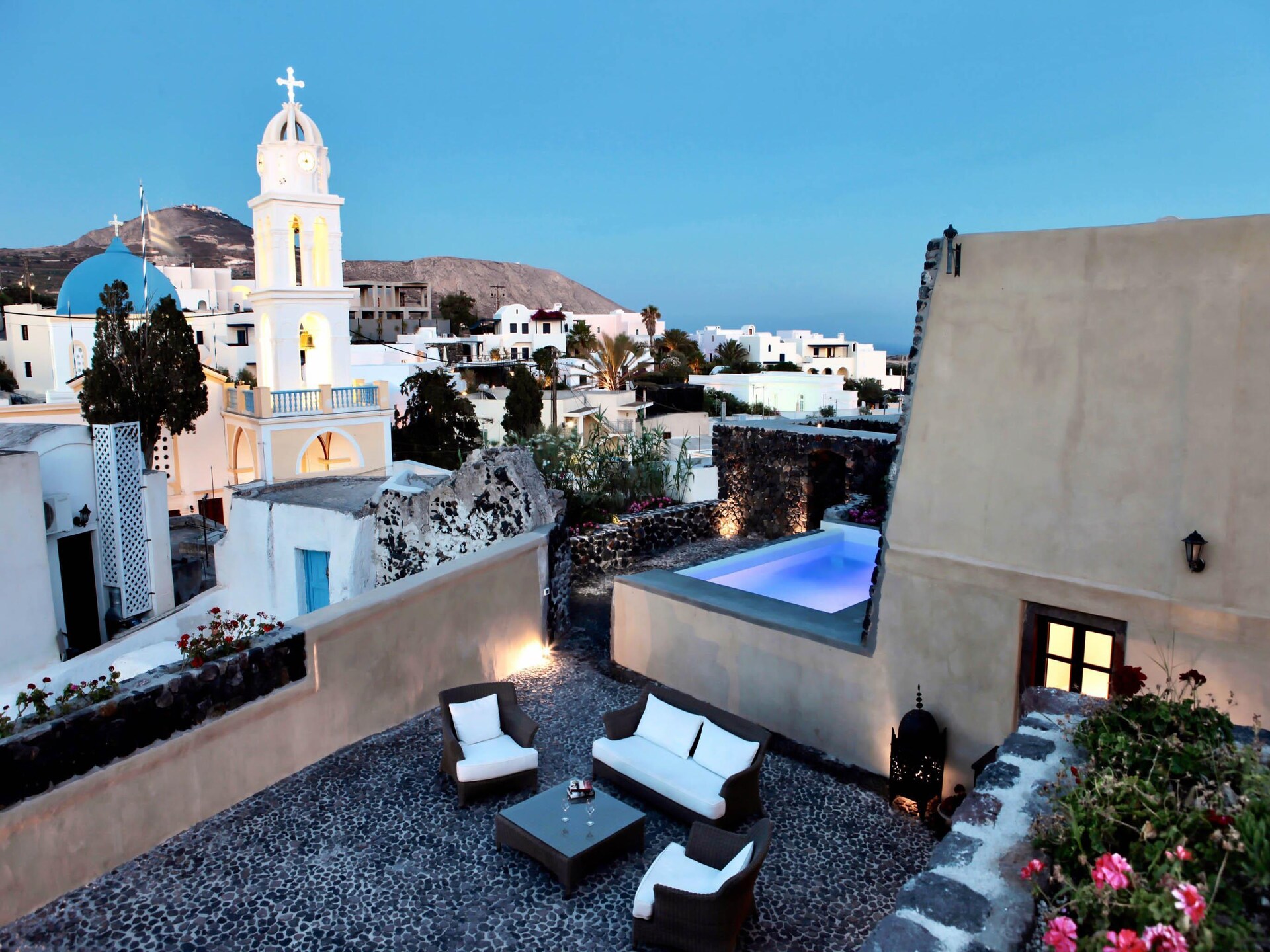 Villa Mansion Kyani met privézwembad in Megalochori, Santorini - foto 28