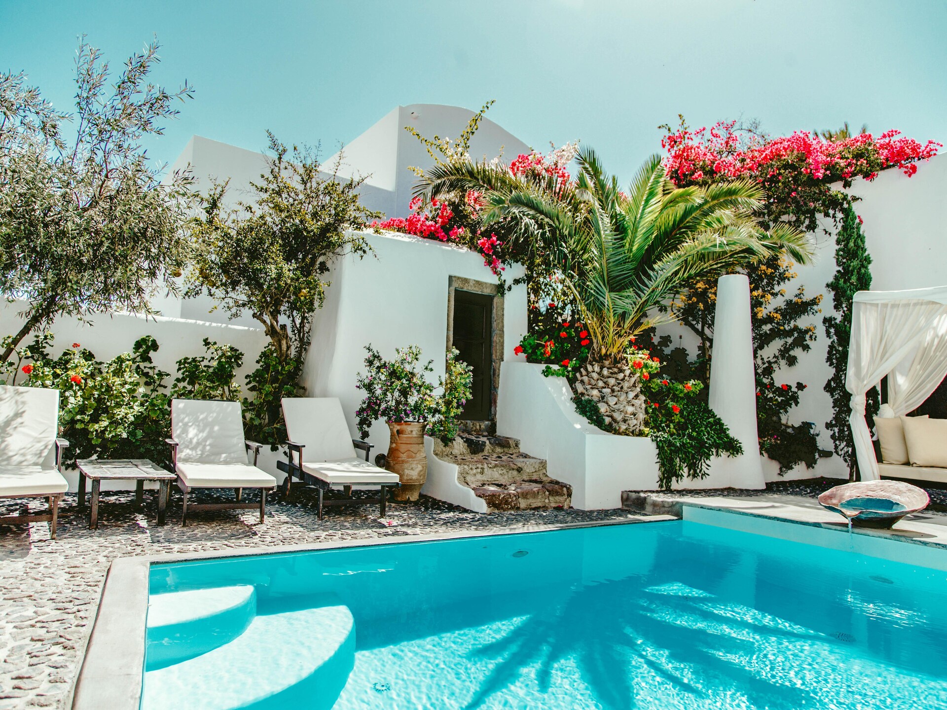 Authentieke villa met privézwembad en buitenkeuken nabij Megalochori, Santorini - foto 9