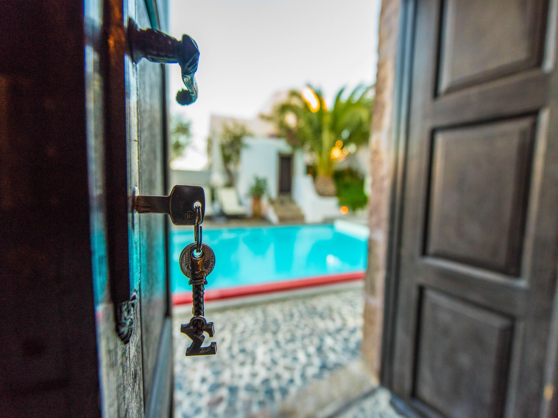 Authentieke villa met privézwembad en buitenkeuken nabij Megalochori, Santorini - foto 40