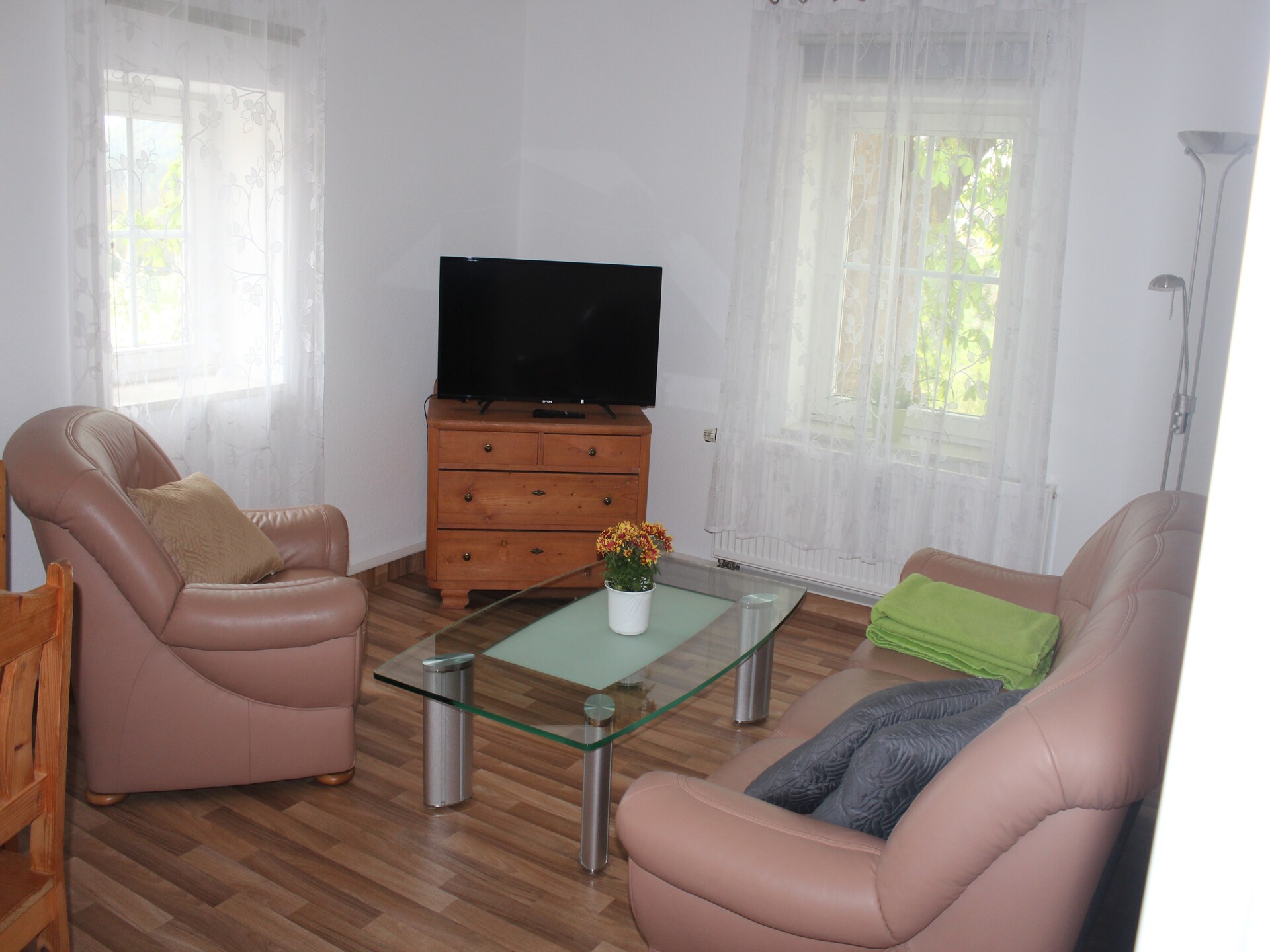 Ruim appartement in Struppen-Weißig, vlakbij bos en Elbe - foto 2