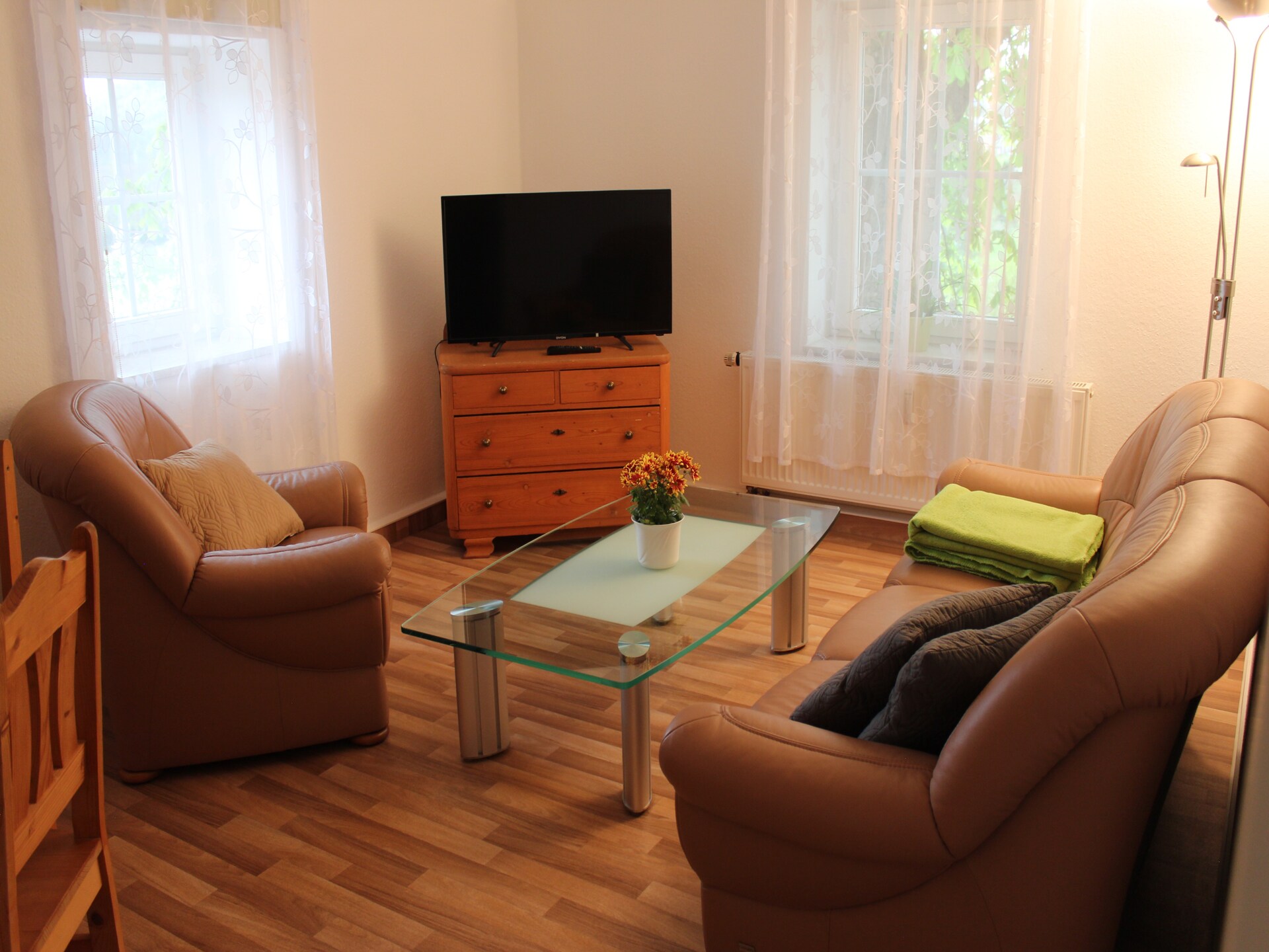 Ruim appartement in Struppen-Weißig, vlakbij bos en Elbe - foto 5