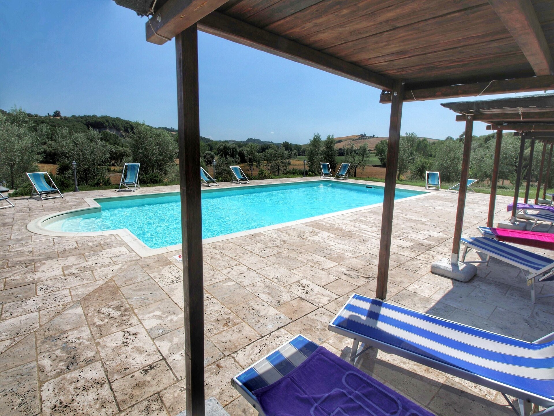 Acqua: Intiem Toscaans landhuis voor 2 bij Asciano met gemeenschappelijk zwembad - foto 18