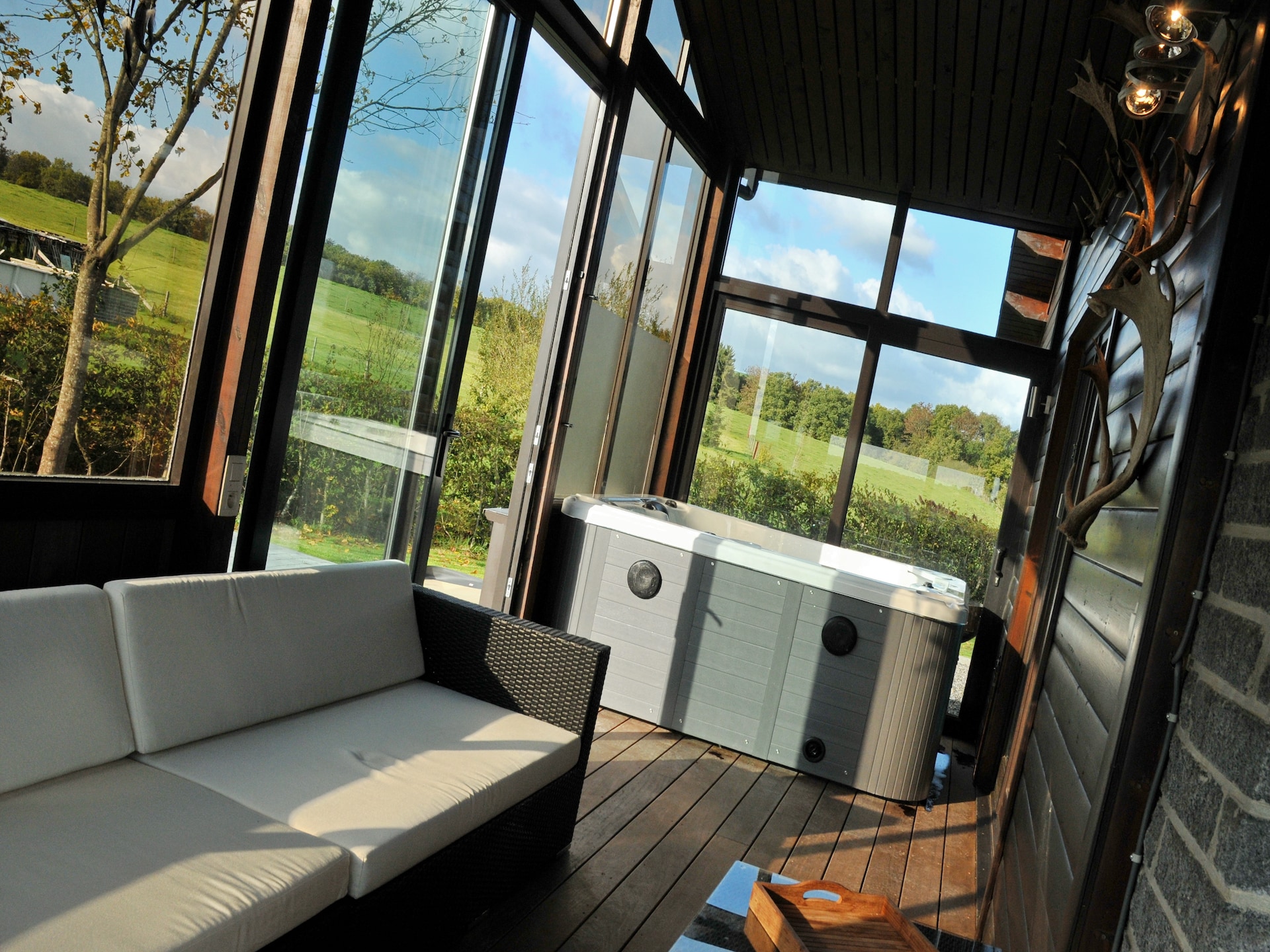 Vakantiehuis Arbre Dressé in Somme-Leuze met jacuzzi en tuin - foto 12