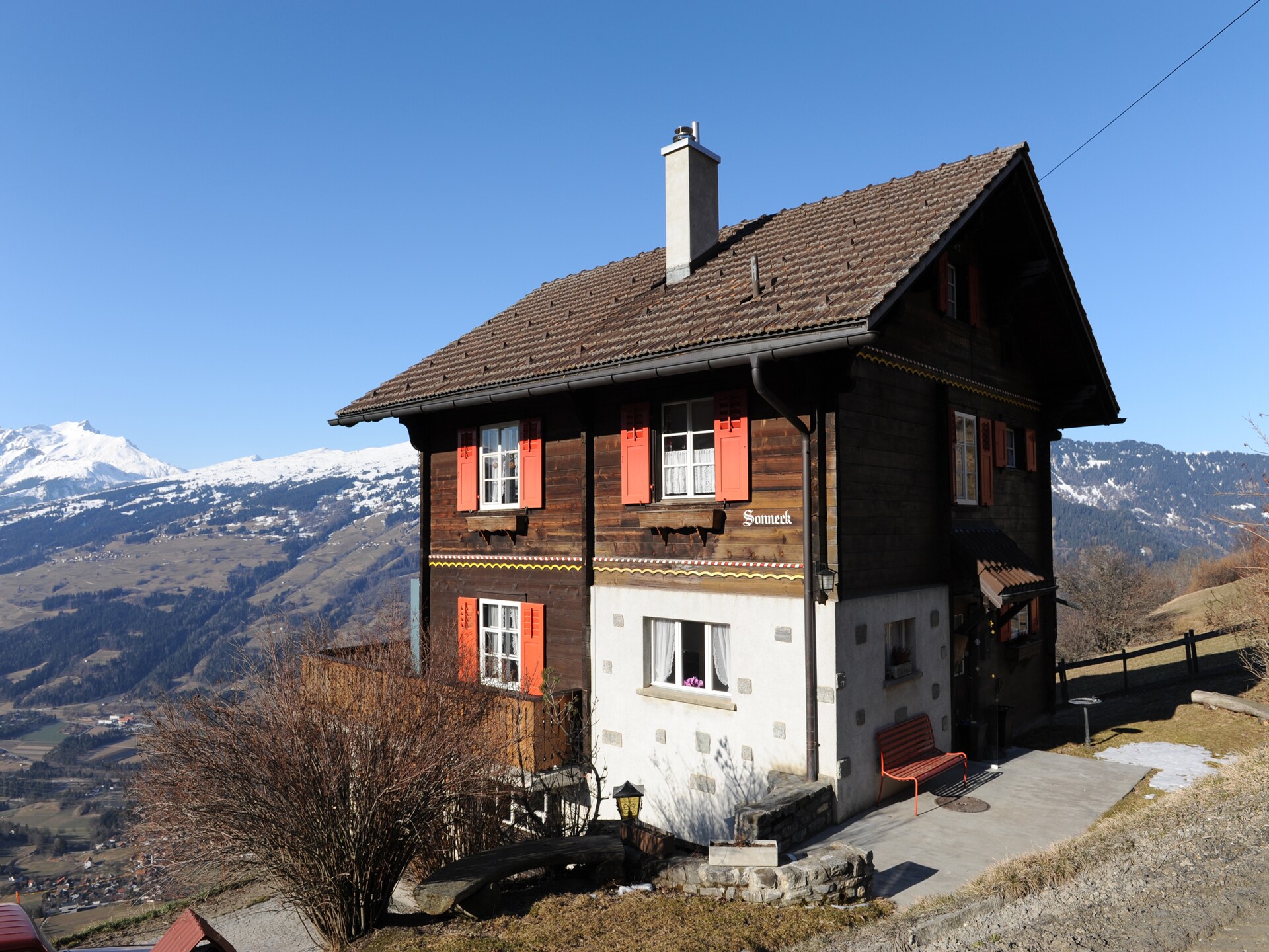 Authentiek bergappartement in Trans met panoramisch uitzicht op de Alpen - foto 1