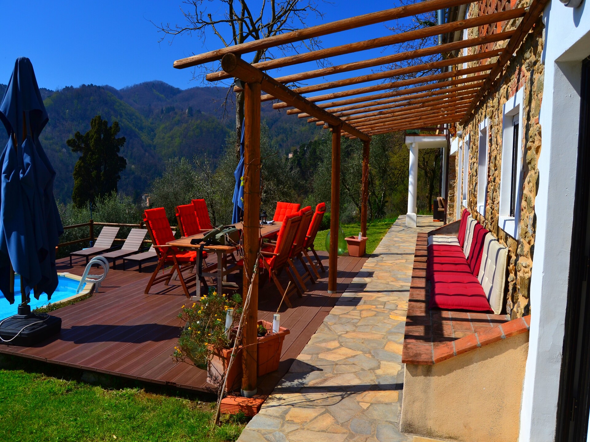 Vrijstaand vakantiehuis voor 6 personen met zwembad en panoramisch uitzicht in Borgo a Mozzano - foto 27