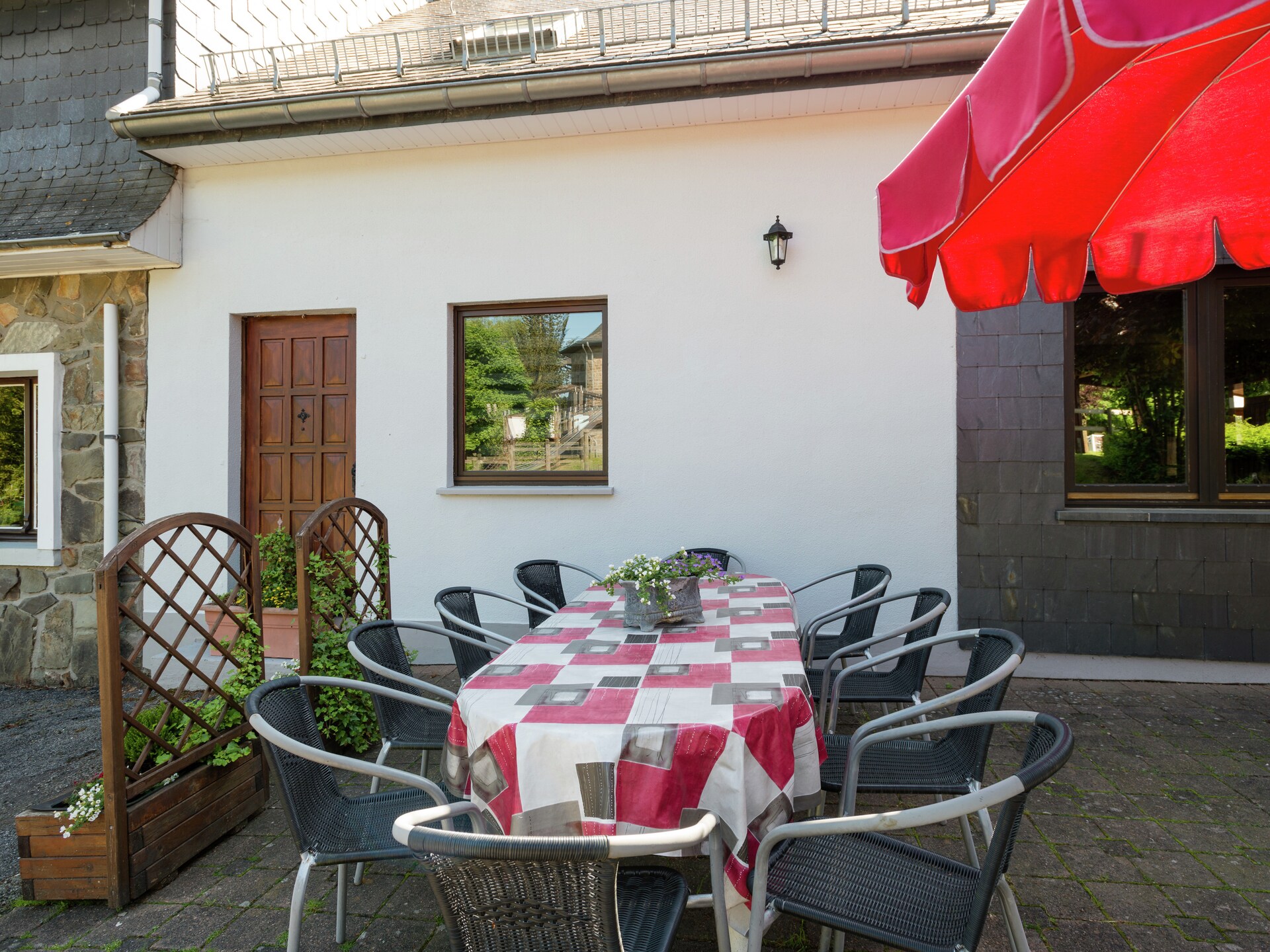 10-persoons vakantiehuis Am Brunnen met speeltuin en fitness in Schoppen - foto 31