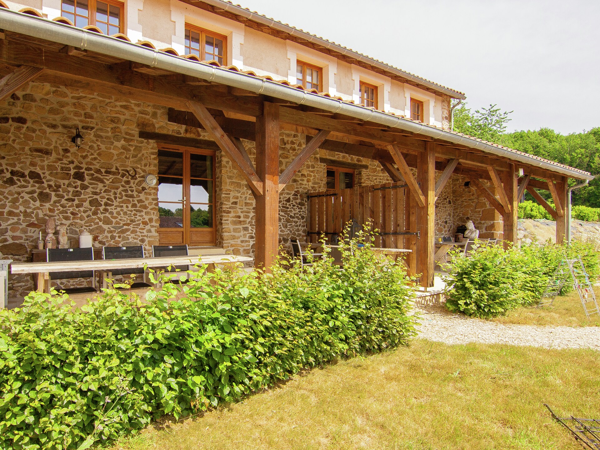 Domaine de Bellac: 6 gîtes voor 32 personen met zwembad bij Roussines - foto 7