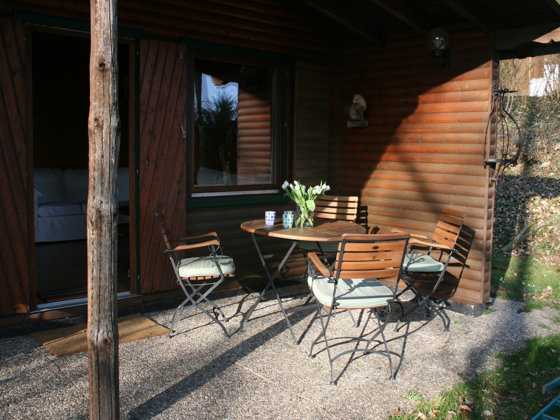 Knus boshuisje voor 2 in het Knüllgebergte met tuin - foto 21