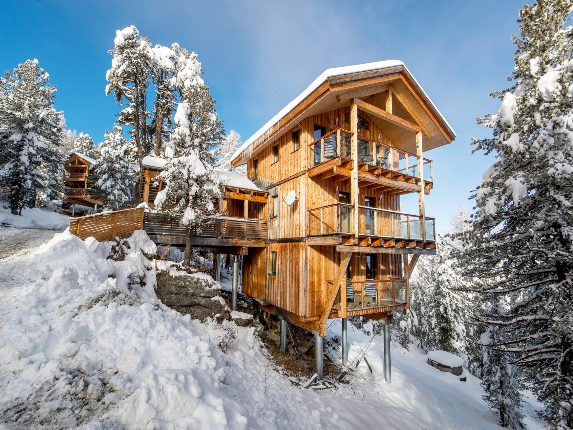 Chalet met sauna en bubbelbad op 1800m in Turracherhöhe voor 12 personen - foto 28