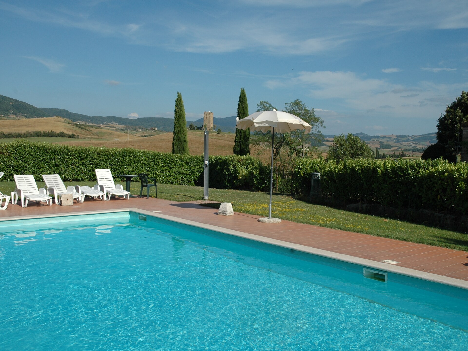 Ruim appartement in bosrijke heuvels bij Pienza met zwembad en privétuin - foto 20