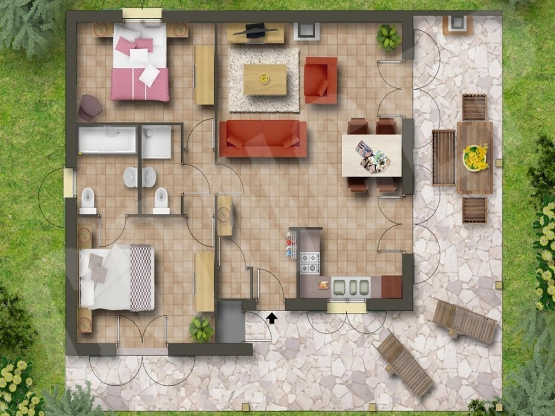 Luxe vrijstaande villa met tuin bij Les Forges, 4 personen - foto 32